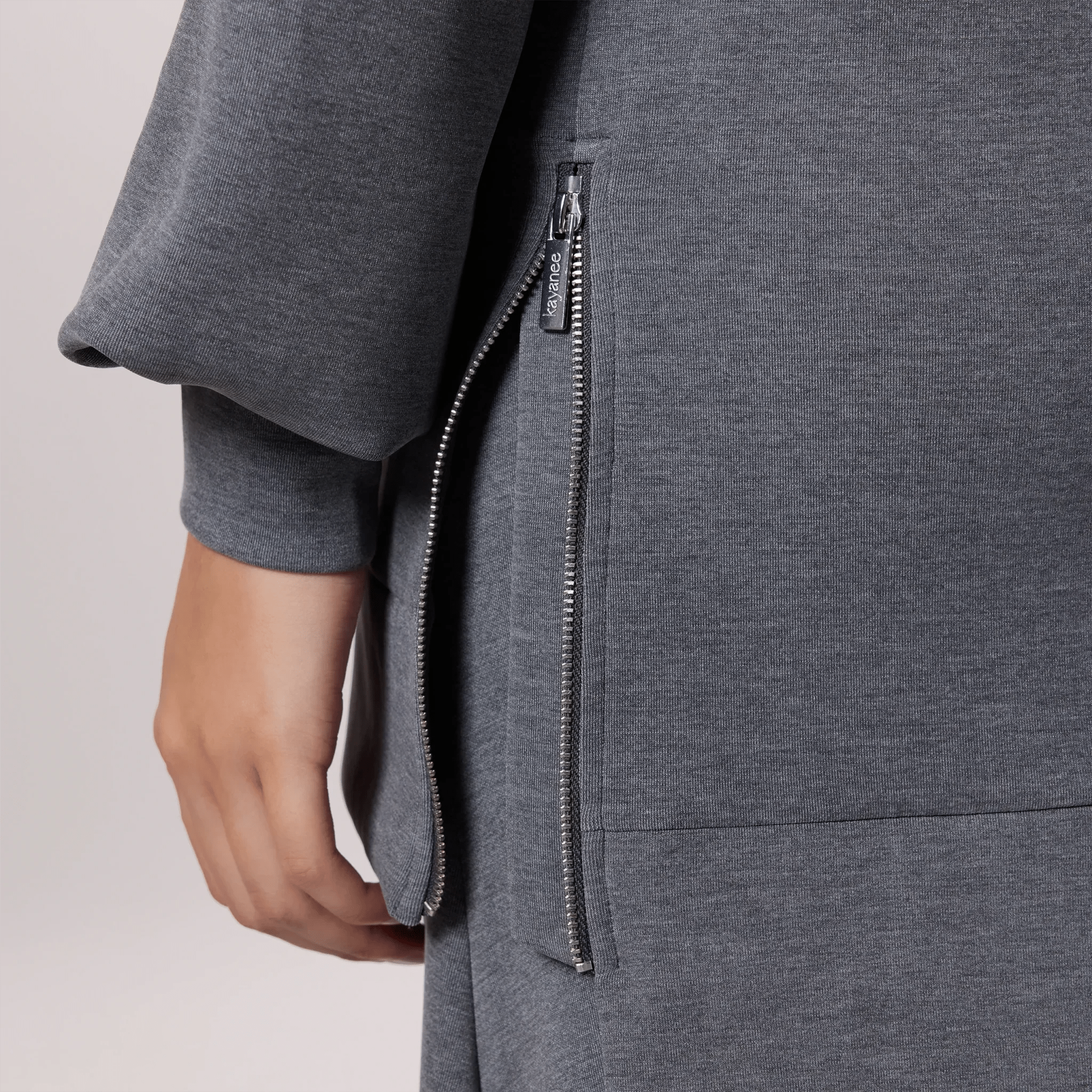 Soft Pullover Tunic - SEASONAL CHARCOAL MELANGE