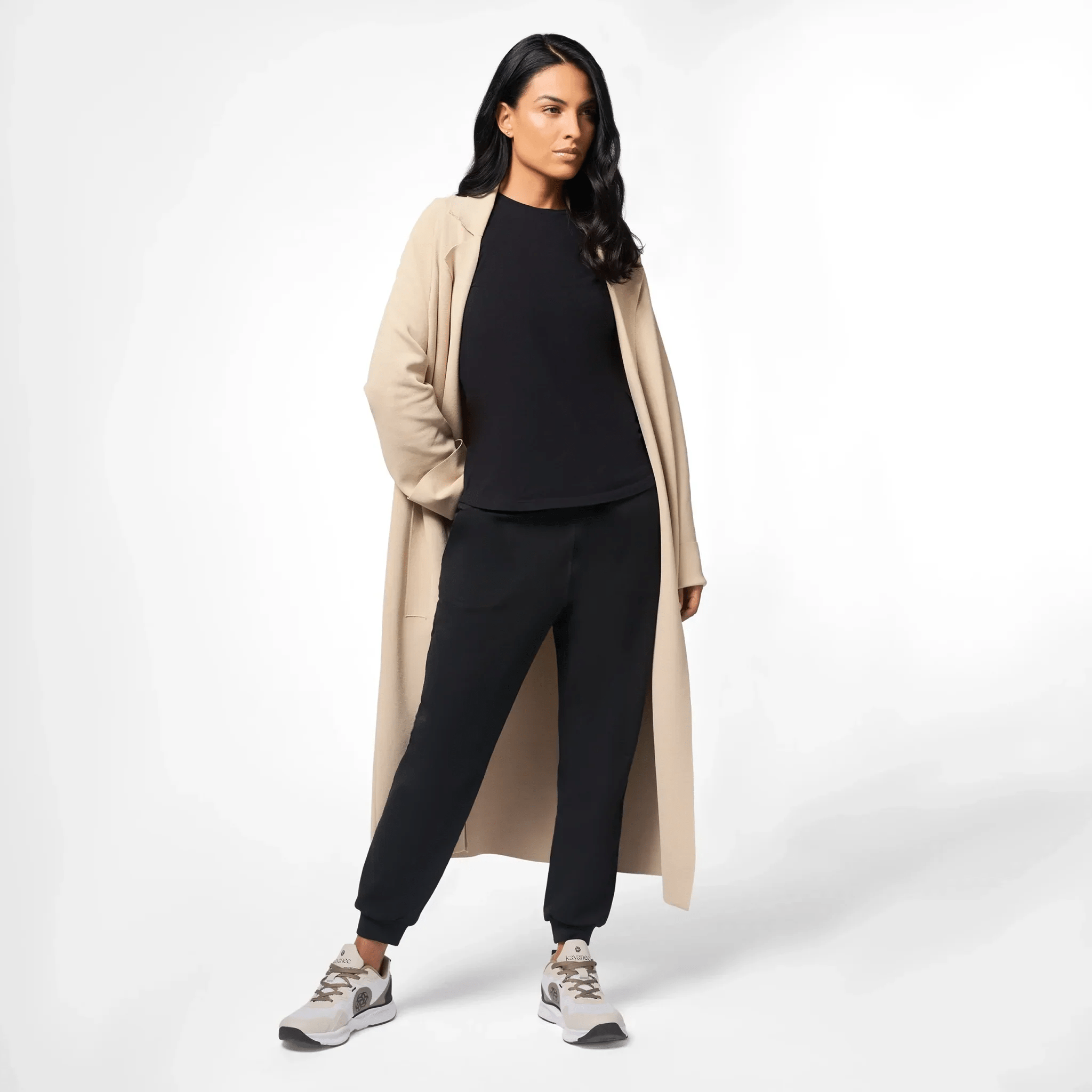 Full-Length Knitted Coat - SEASONAL STONE