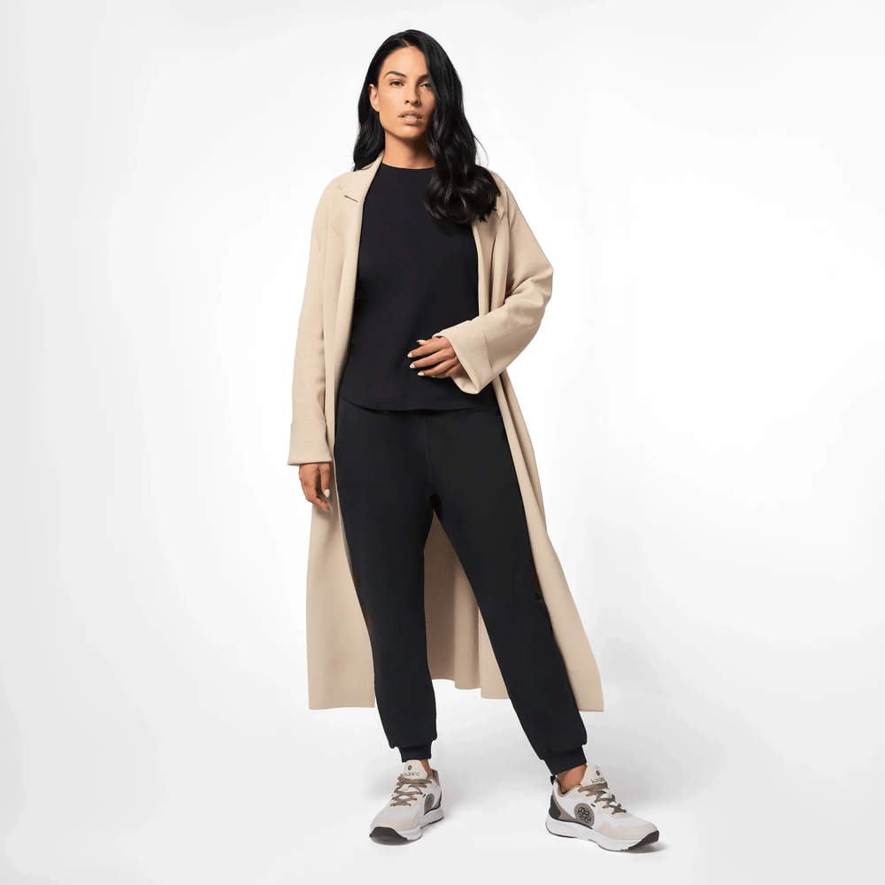 Full-Length Knitted Coat - SEASONAL STONE