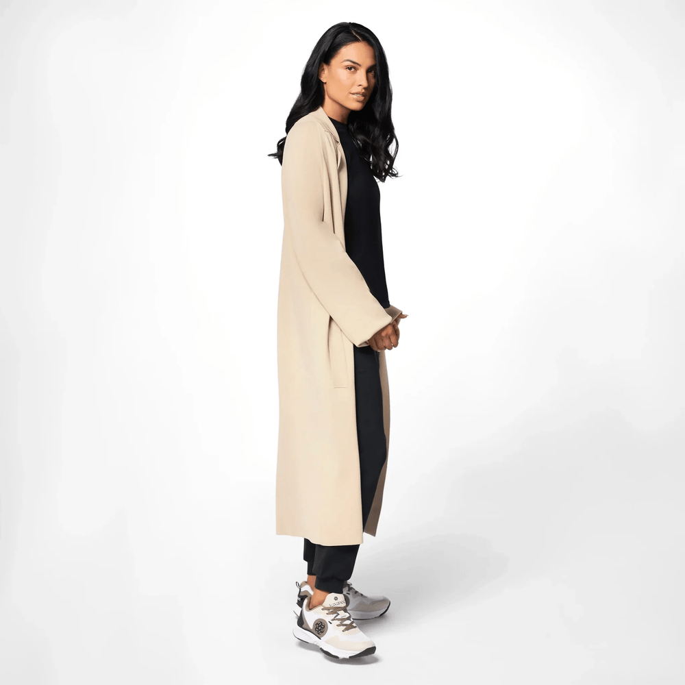 Full-Length Knitted Coat - SEASONAL STONE