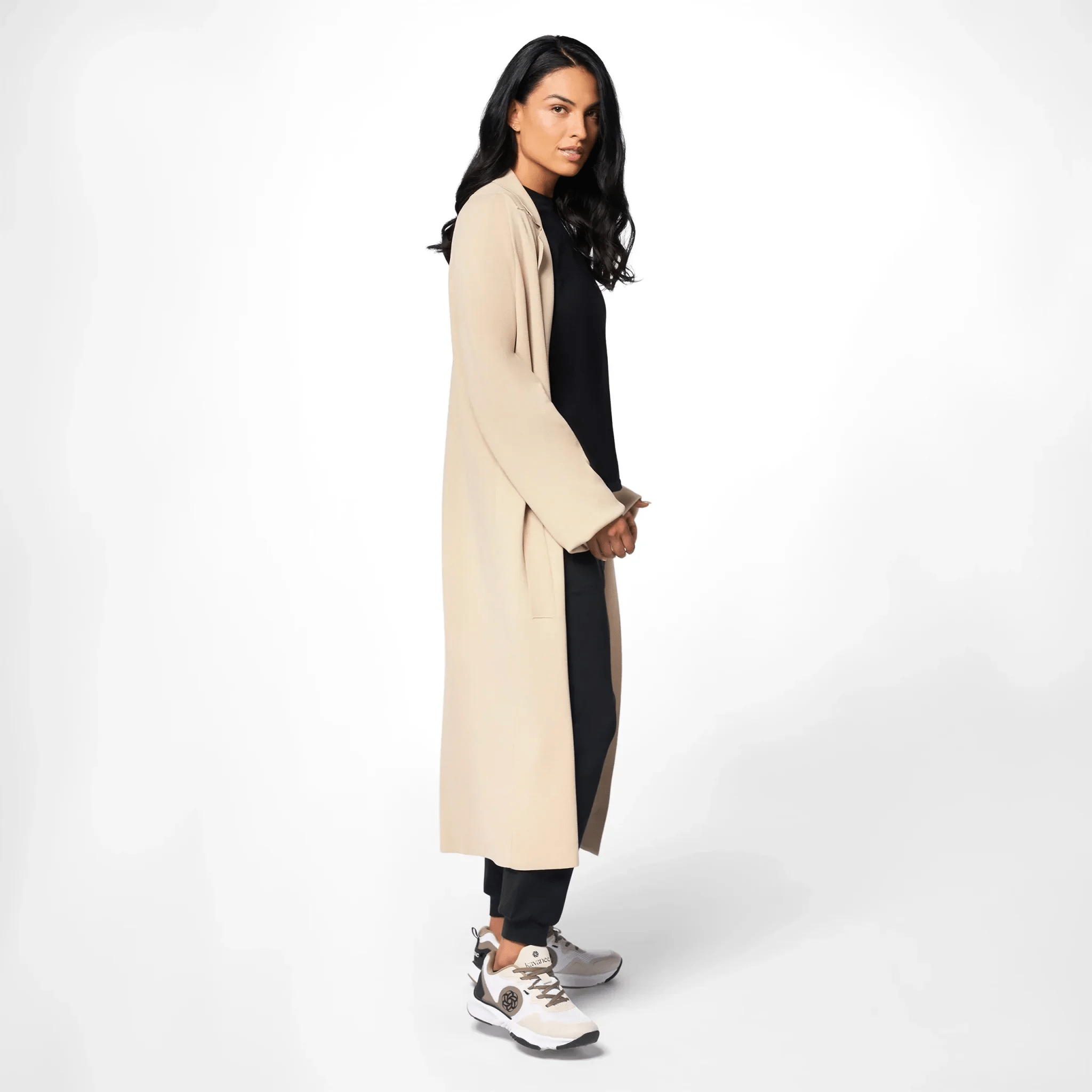 Full-Length Knitted Coat - SEASONAL STONE