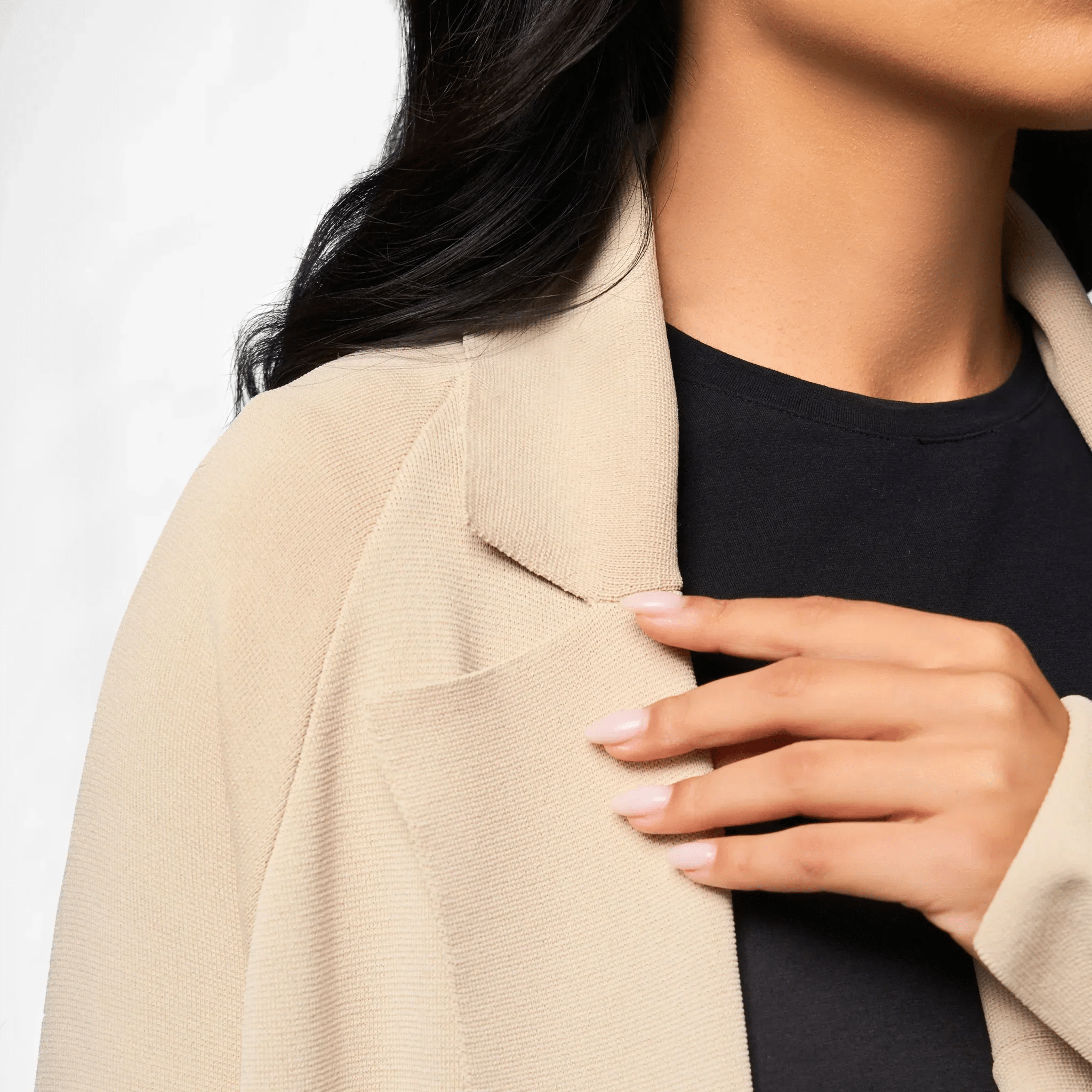 Full-Length Knitted Coat - SEASONAL STONE