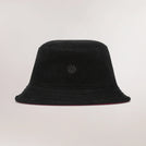 Kayanee-logo printed black bucket hat - قبعة بكت سوداء مطبوعة بشعار كياني