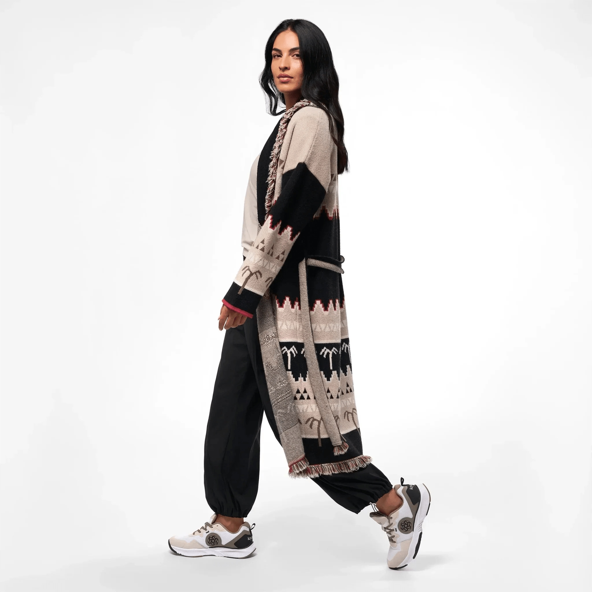 Heritage Maxi Wrap Cardigan - SEASONAL MULTICOLOR 1