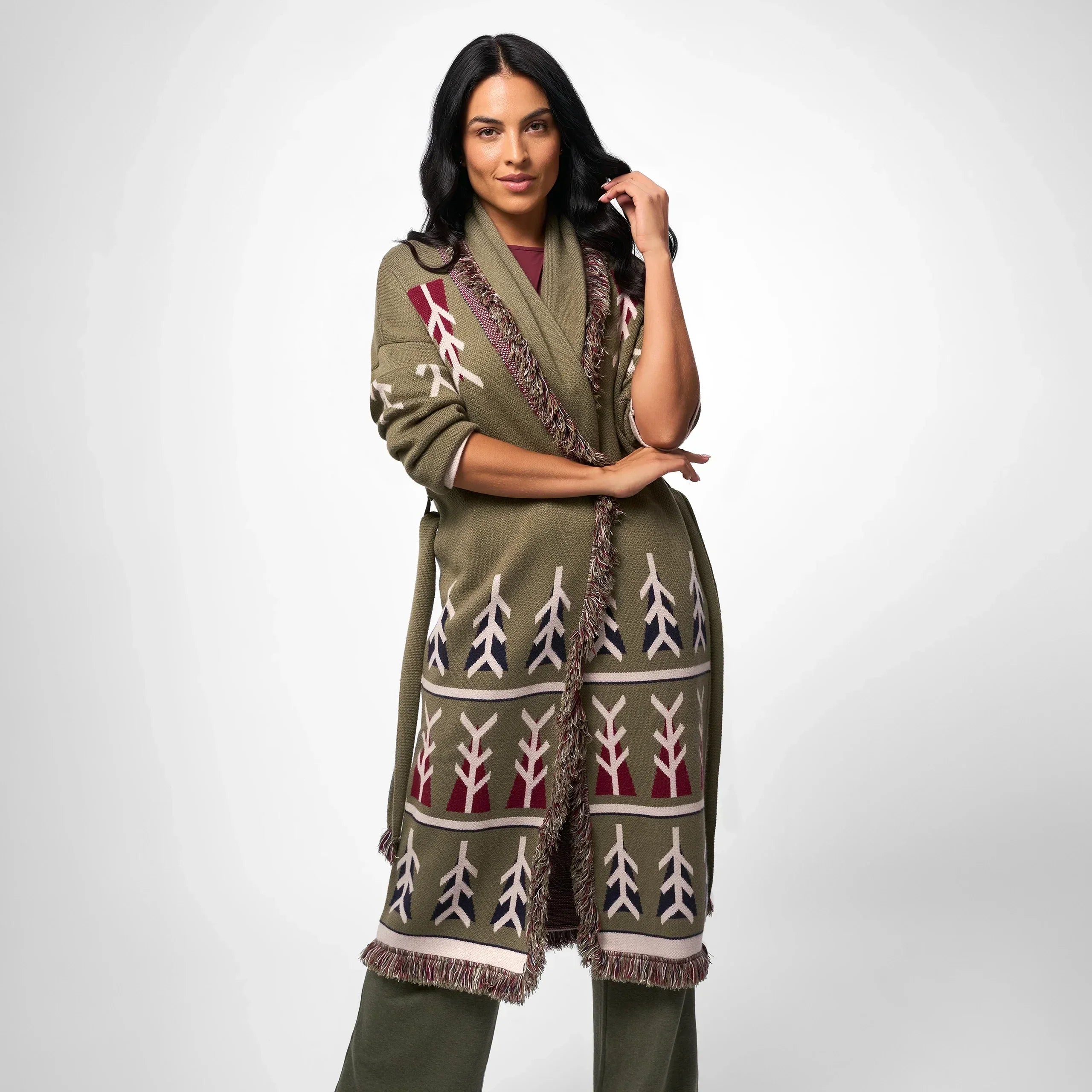 Heritage Maxi Wrap Cardigan - SEASONAL MULTICOLOR 3