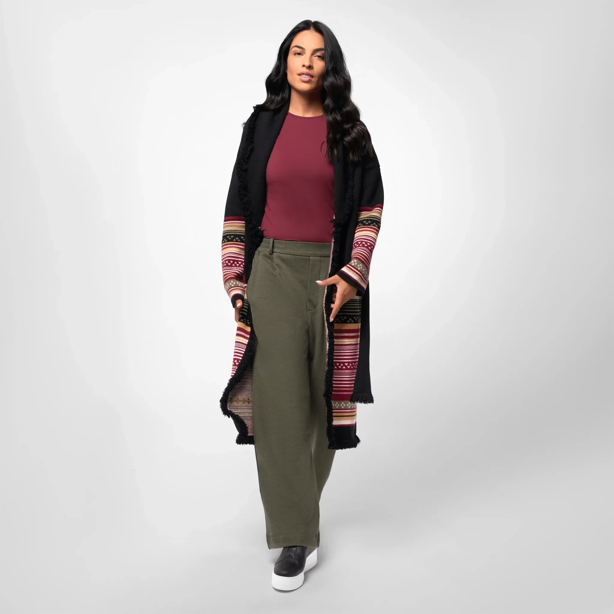 Heritage Maxi Wrap Cardigan - SEASONAL MULTICOLOR 4