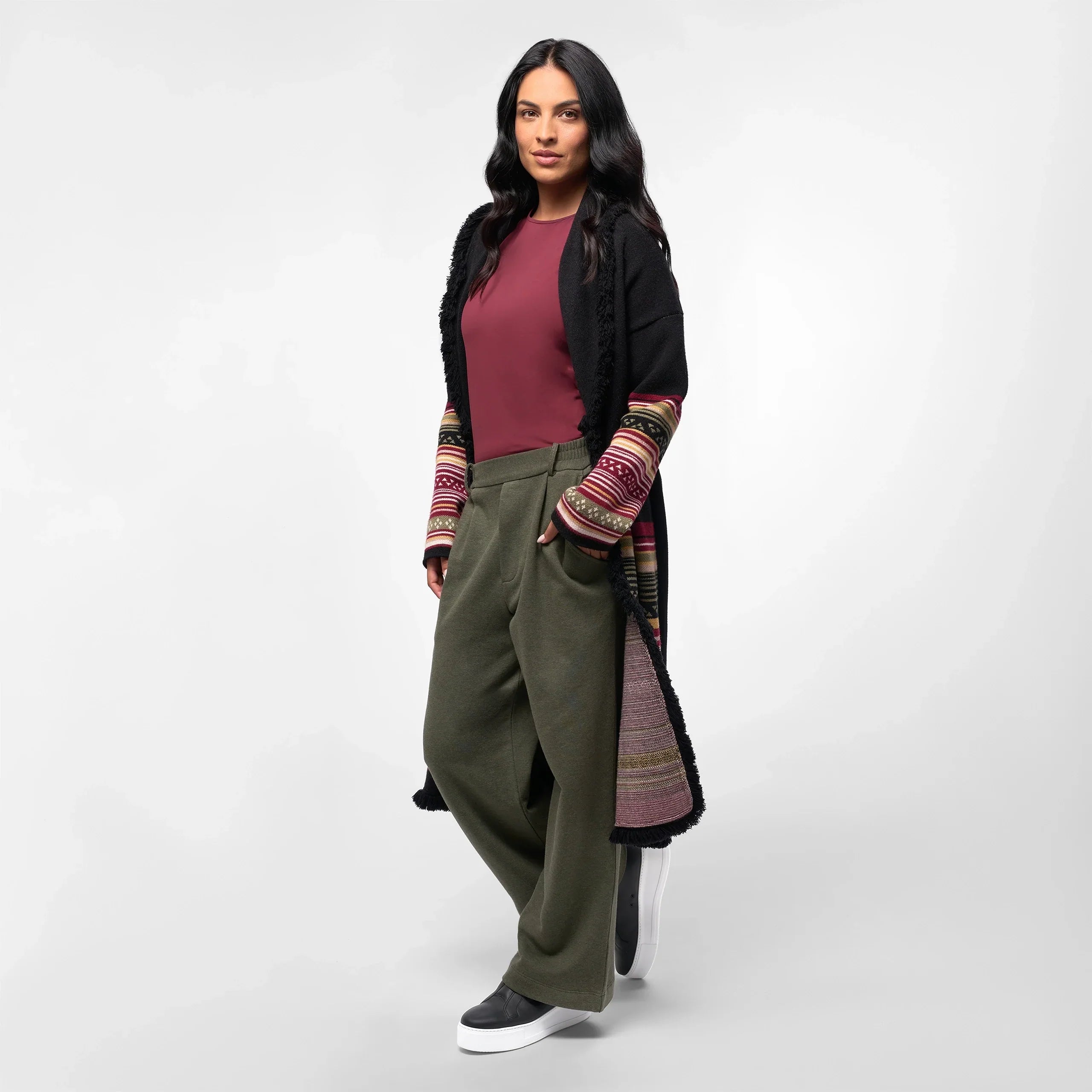 Heritage Maxi Wrap Cardigan - SEASONAL MULTICOLOR 4