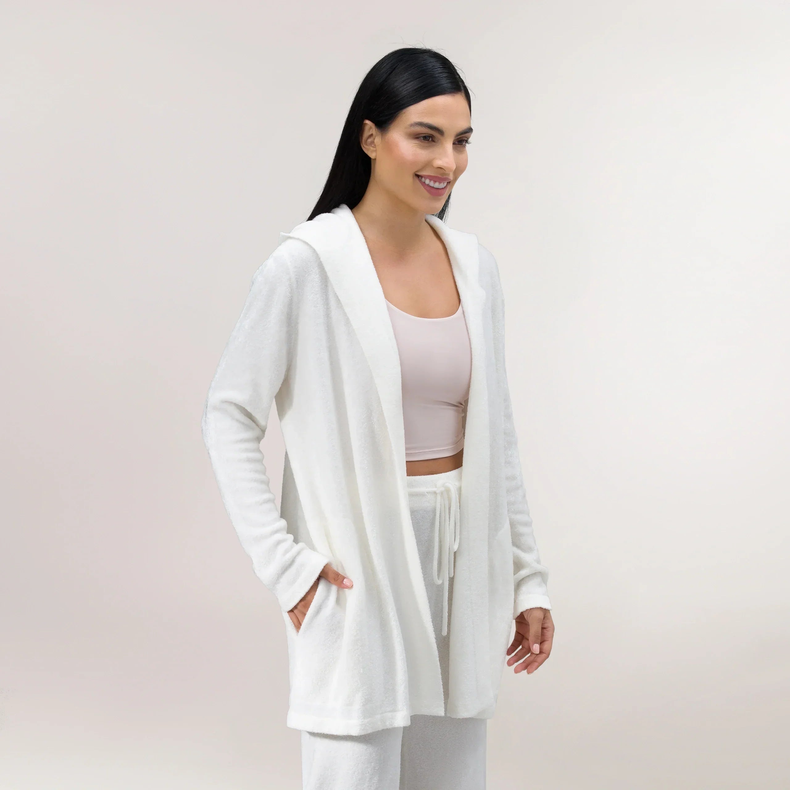 Cozy Up Cardigan - CORE WHITE