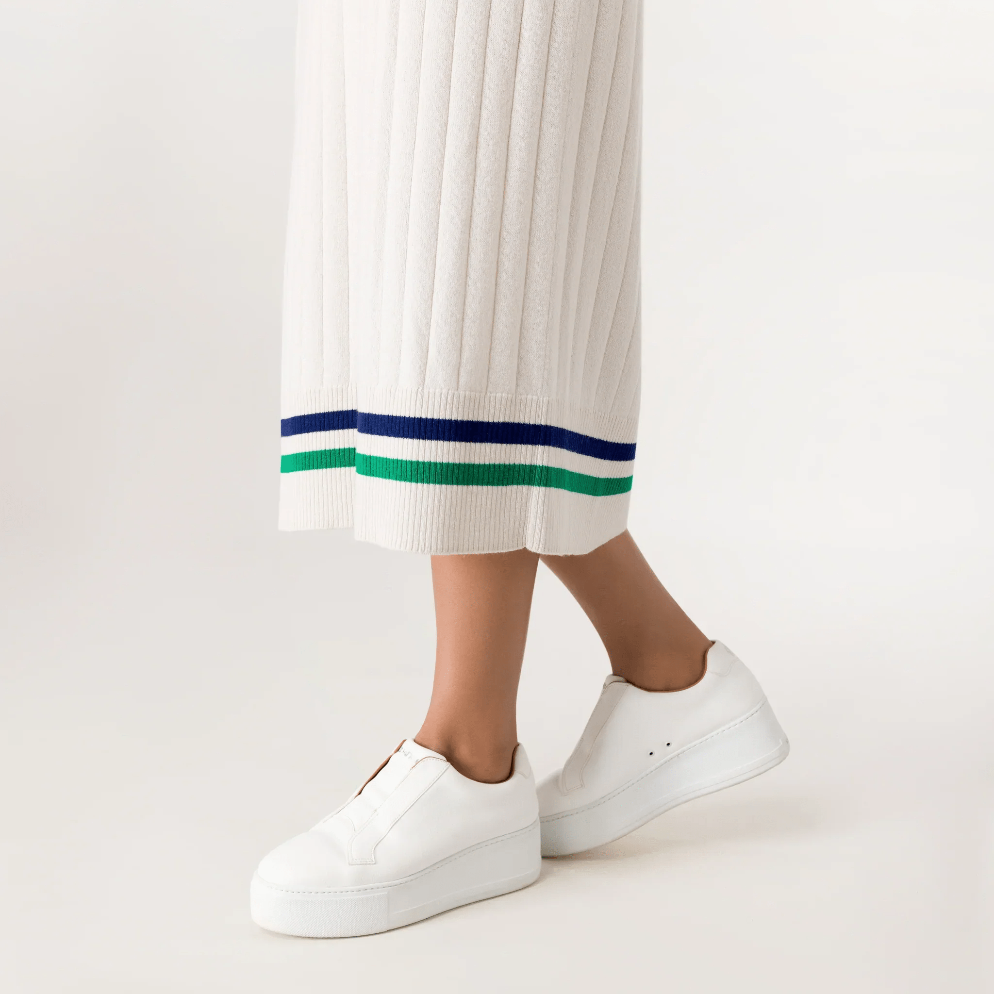 Cable Cashmere Dress - SEASONAL IVORY