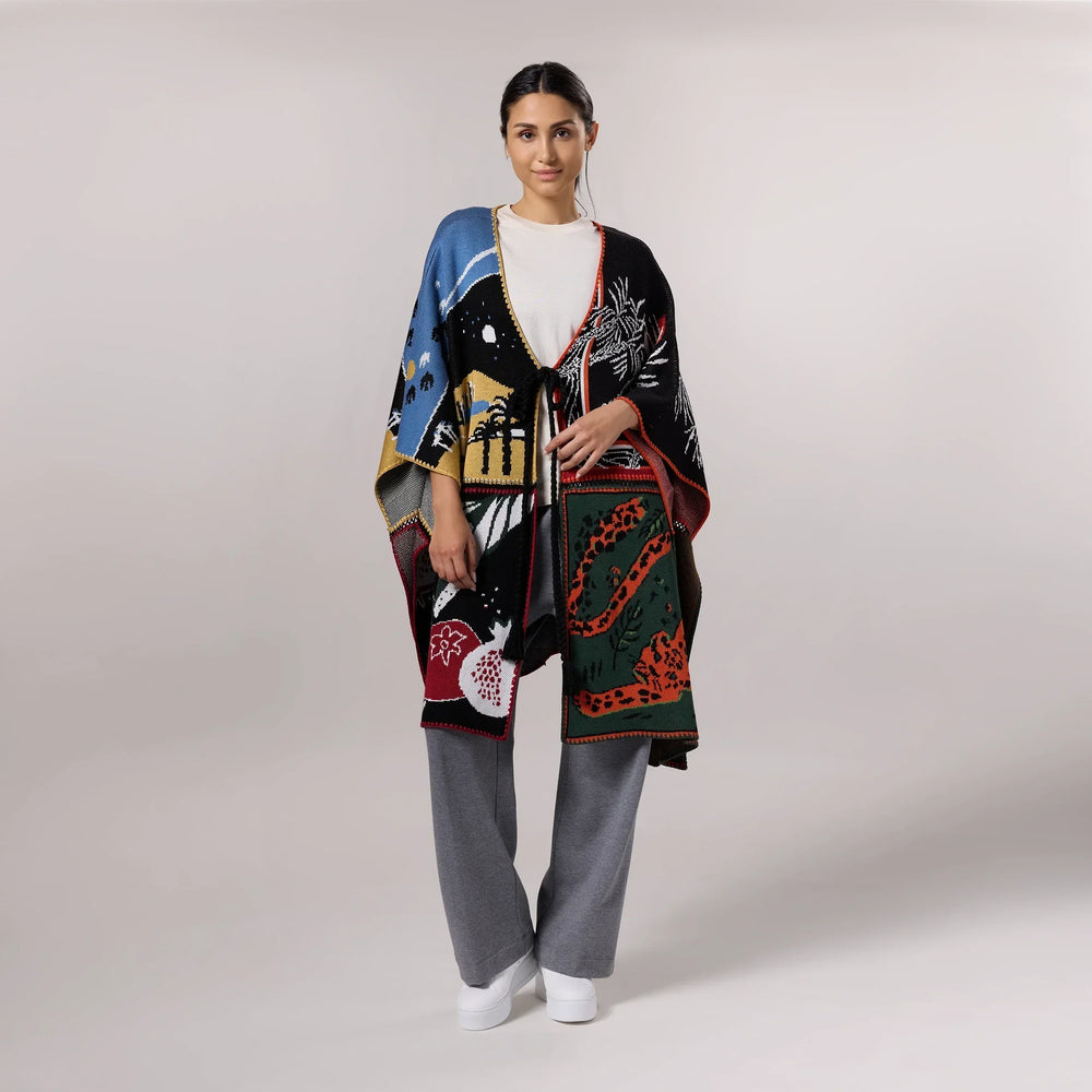 Saudi Poncho - SEASONAL MULTICOLOR