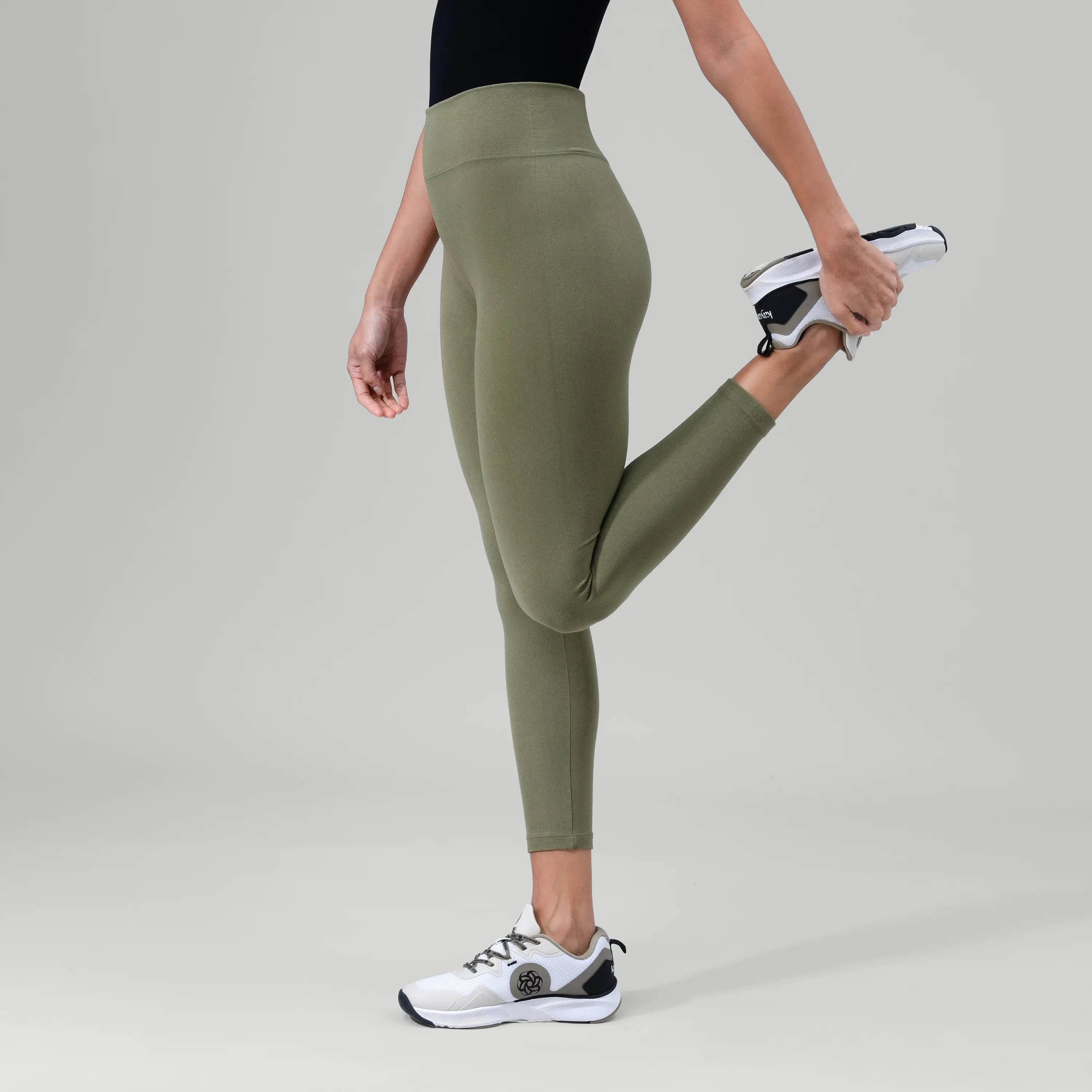 Limber Up Supersoft Legging - CORE MUSK GREEN