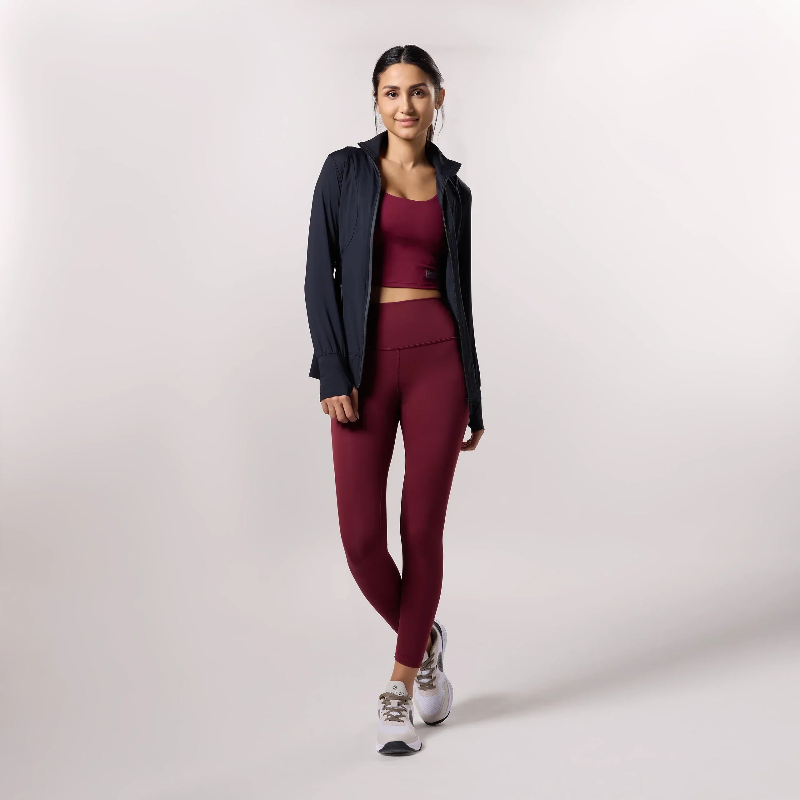 Sculpting Compression Legging - CORE GRAPE RED
