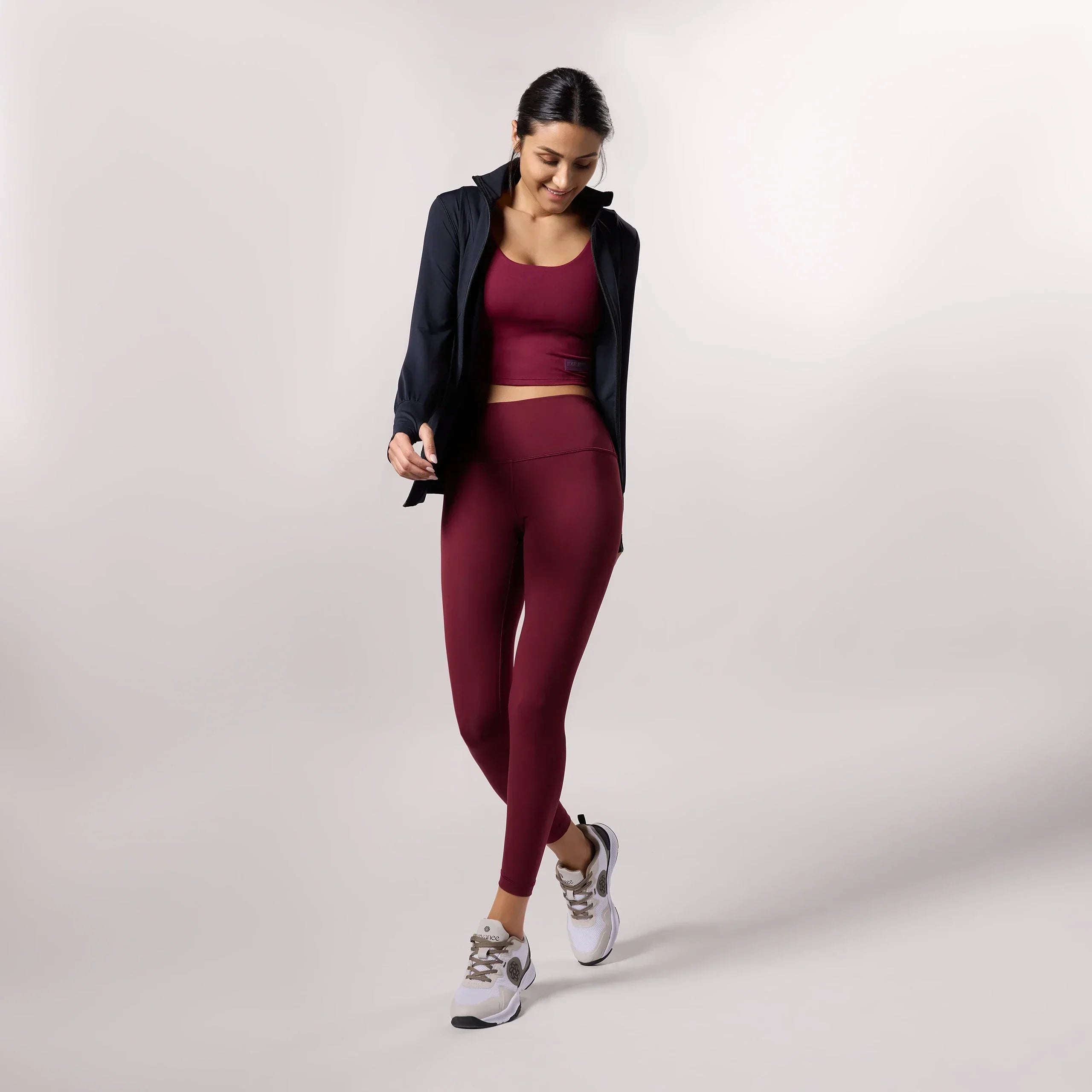 Sculpting Compression Legging - CORE GRAPE RED