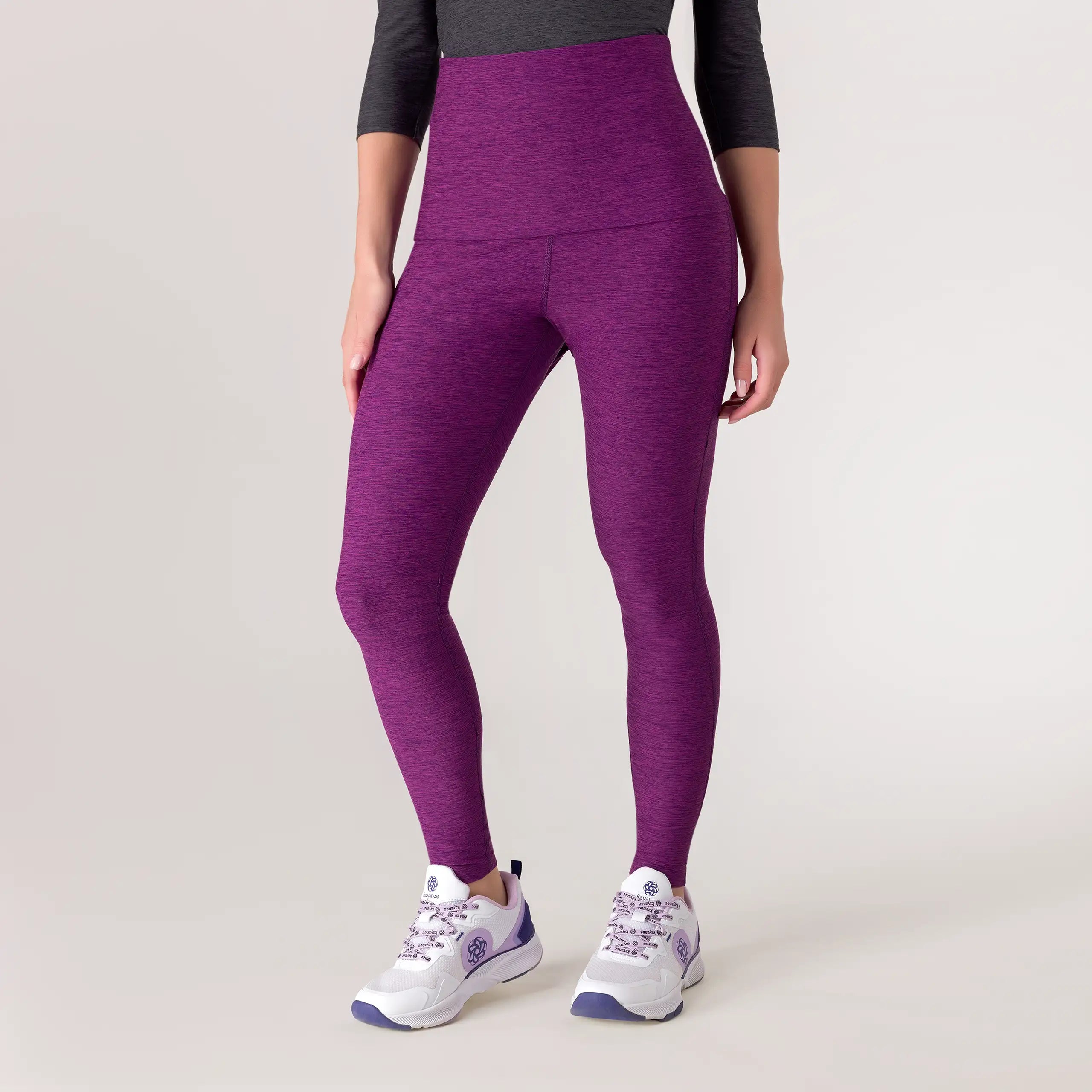 Rhythm Fold-over Legging - KDF PURPLE