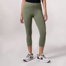 Freestyle Cropped Legging - CORE MUSK GREEN