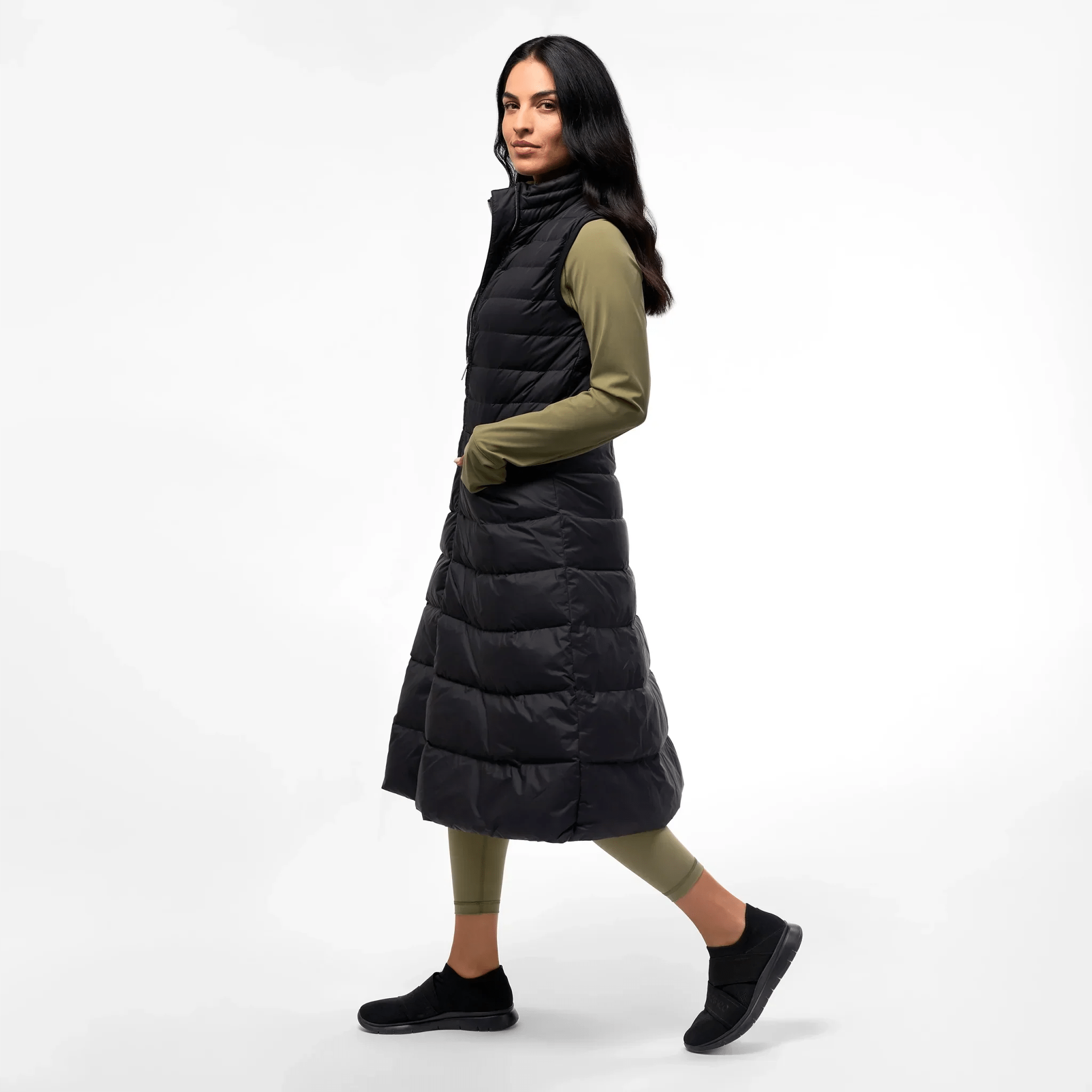 Maxi Puffer Gilet - SEASONAL BLACK