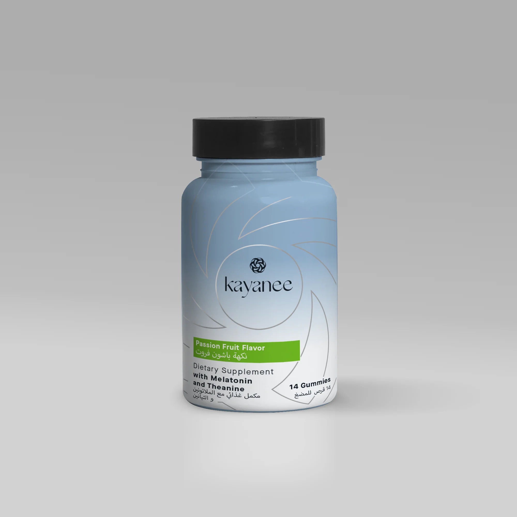 14 gummies dietary supplement with melatonin & theanine - مكمل غذائي يحتوي على 14 قرص للمضغ من الميلاتونين والثيانين