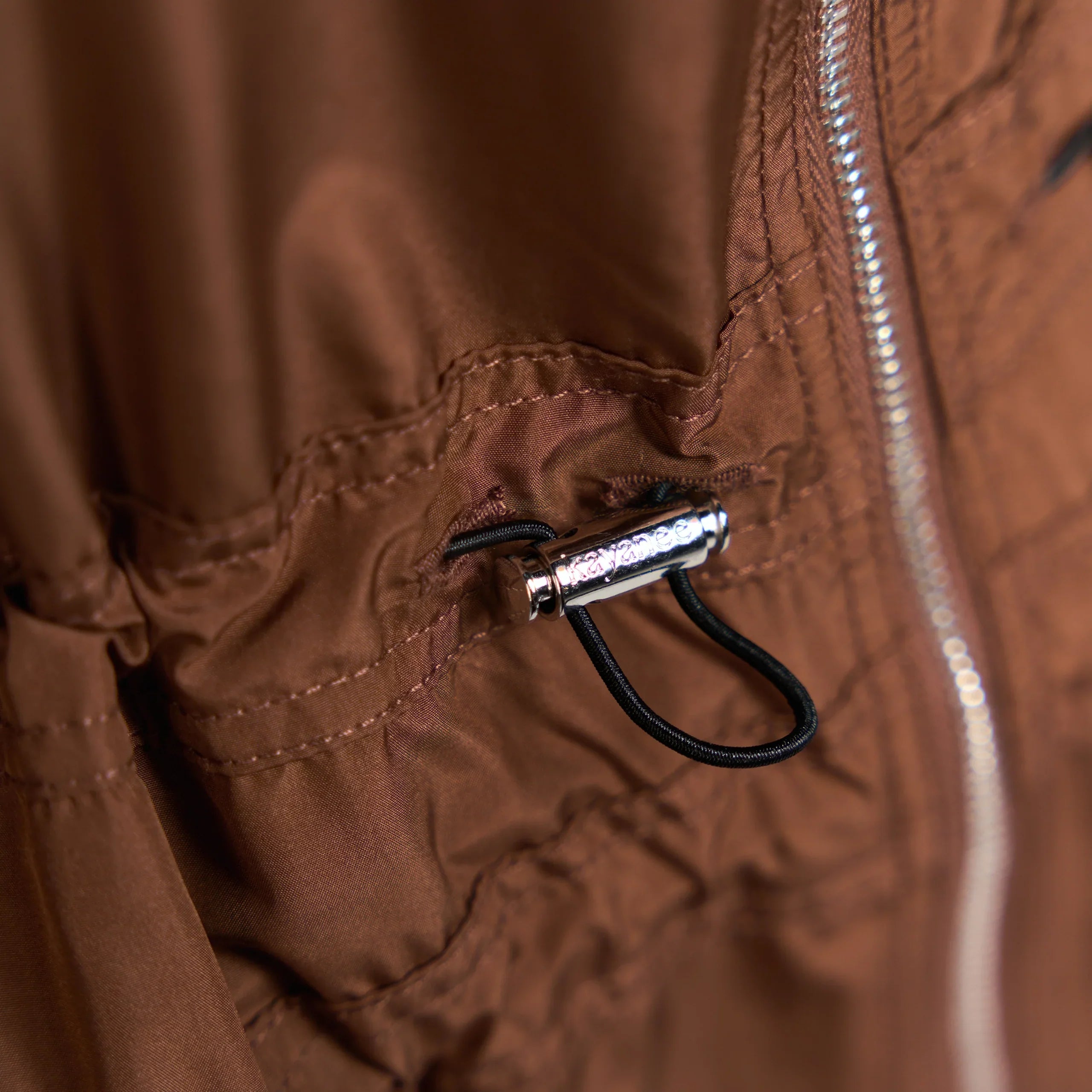 Nylon Parka - SEASONAL BROWN