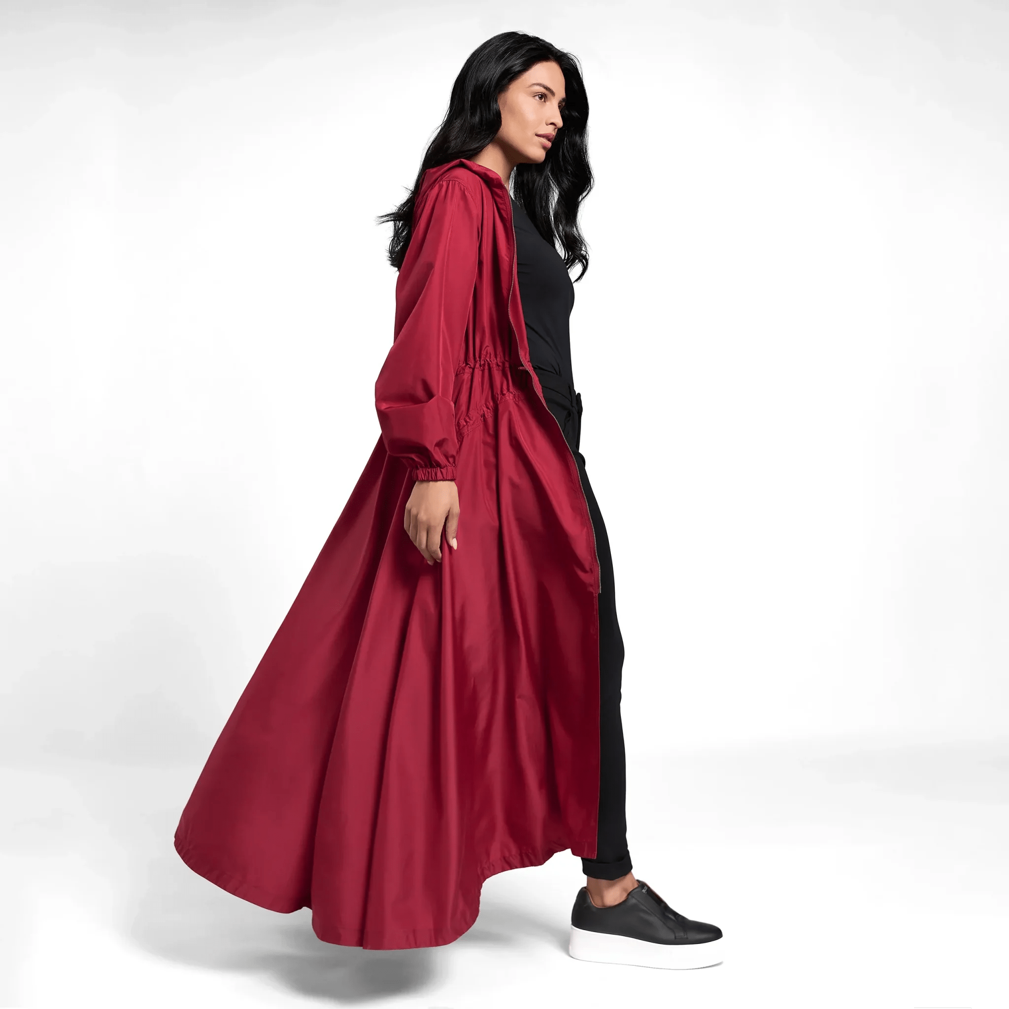 Hooded Parka - SEASONAL DARK RED