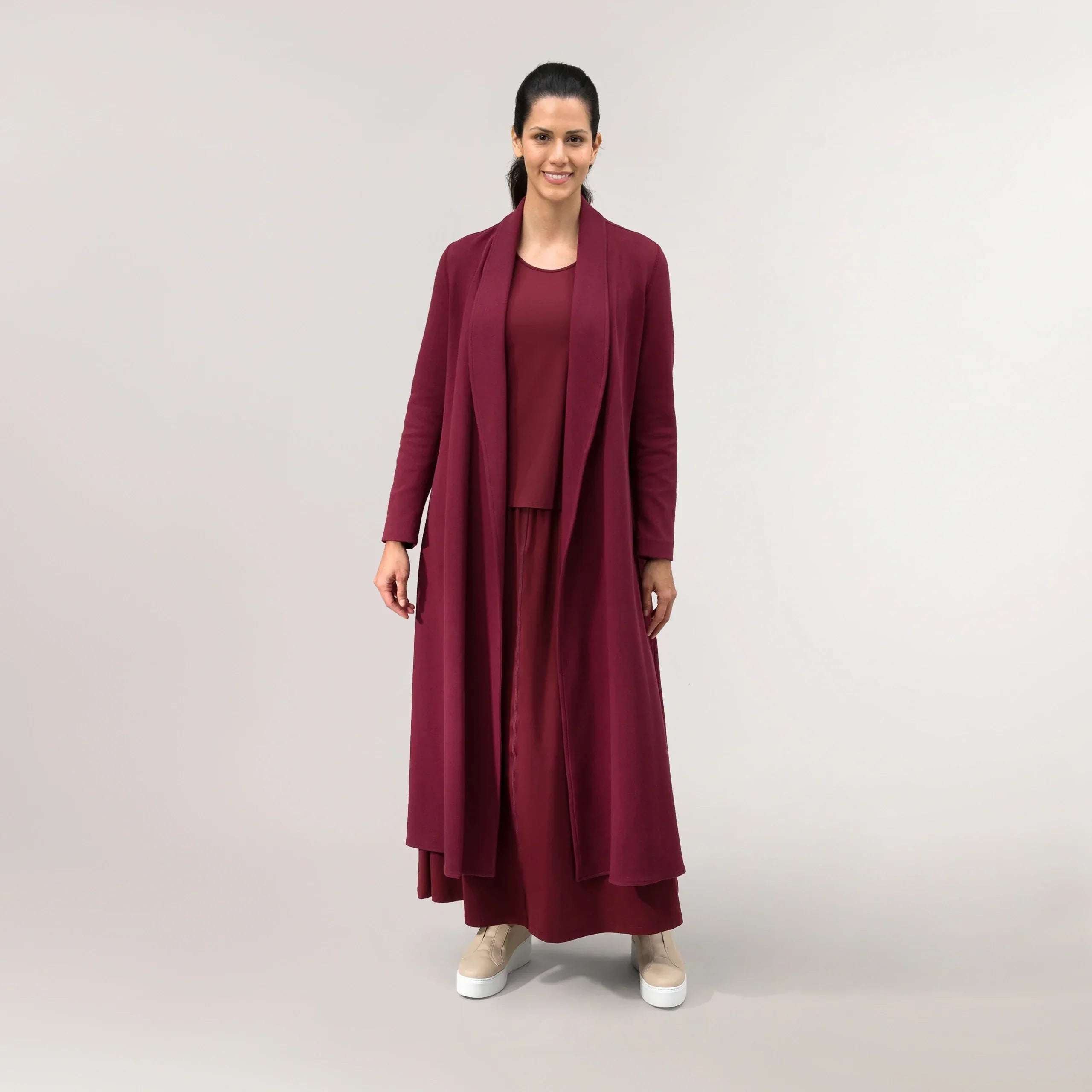 Weekday Abaya - CORE GRAPE RED