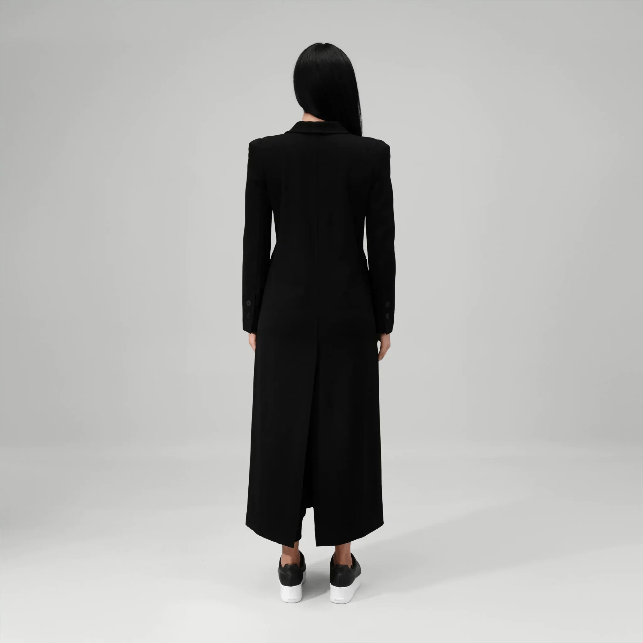 Active Blazer Abaya - SEASONAL BLACK