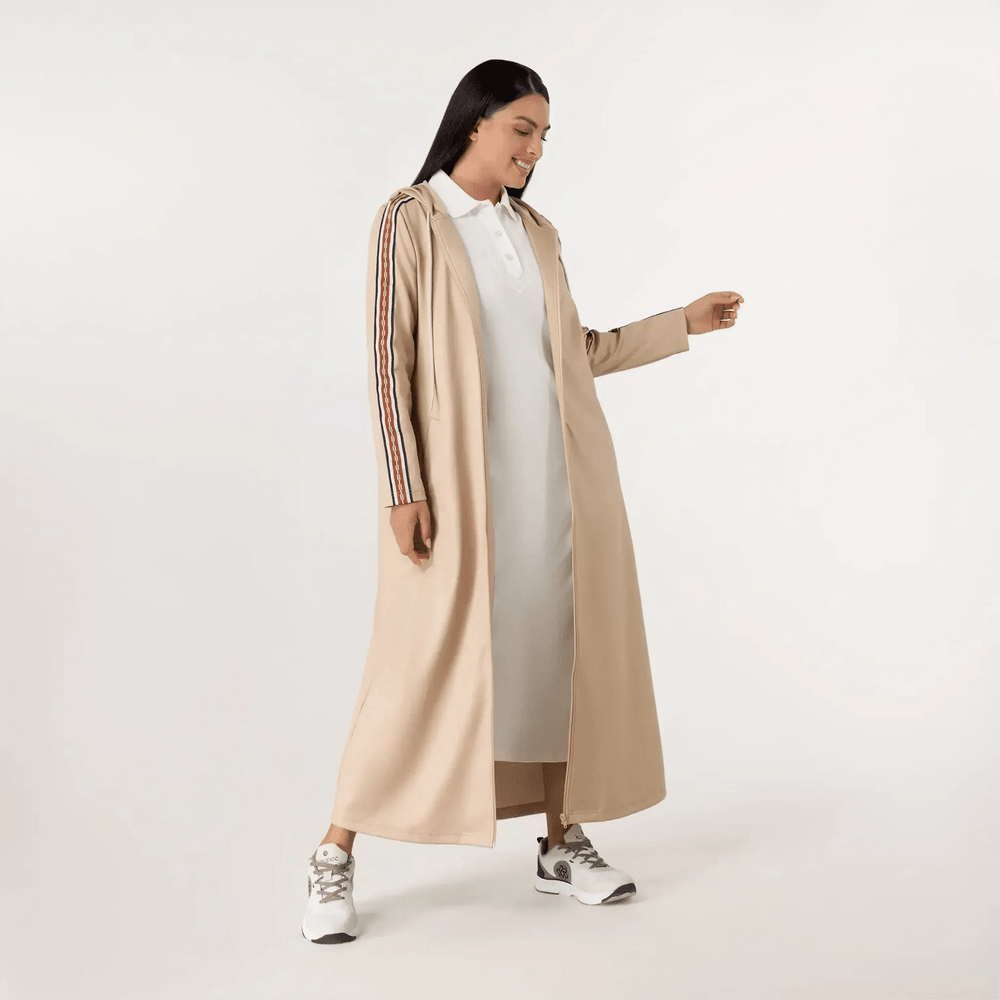 Kayanee Track Abaya - SEASONAL SAND