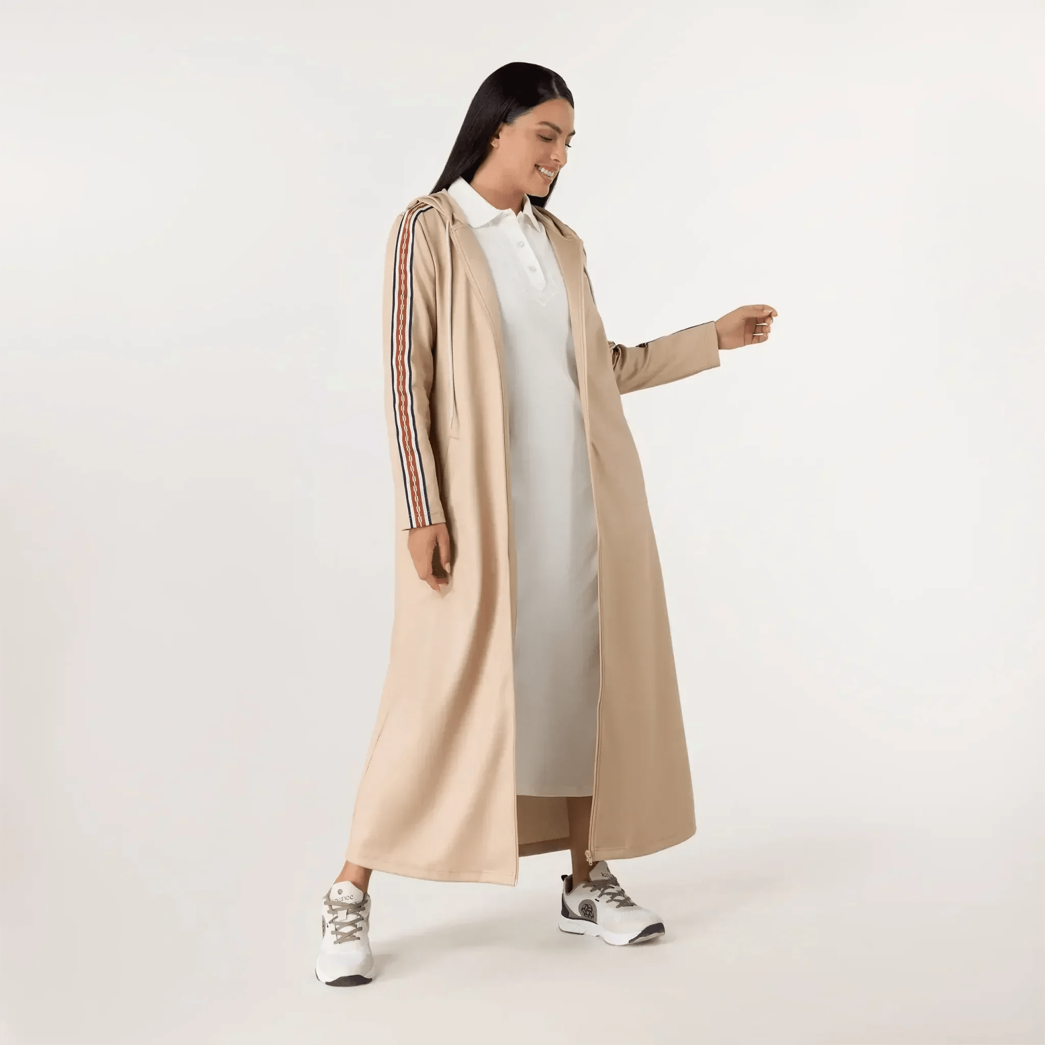 Kayanee Track Abaya - SEASONAL SAND