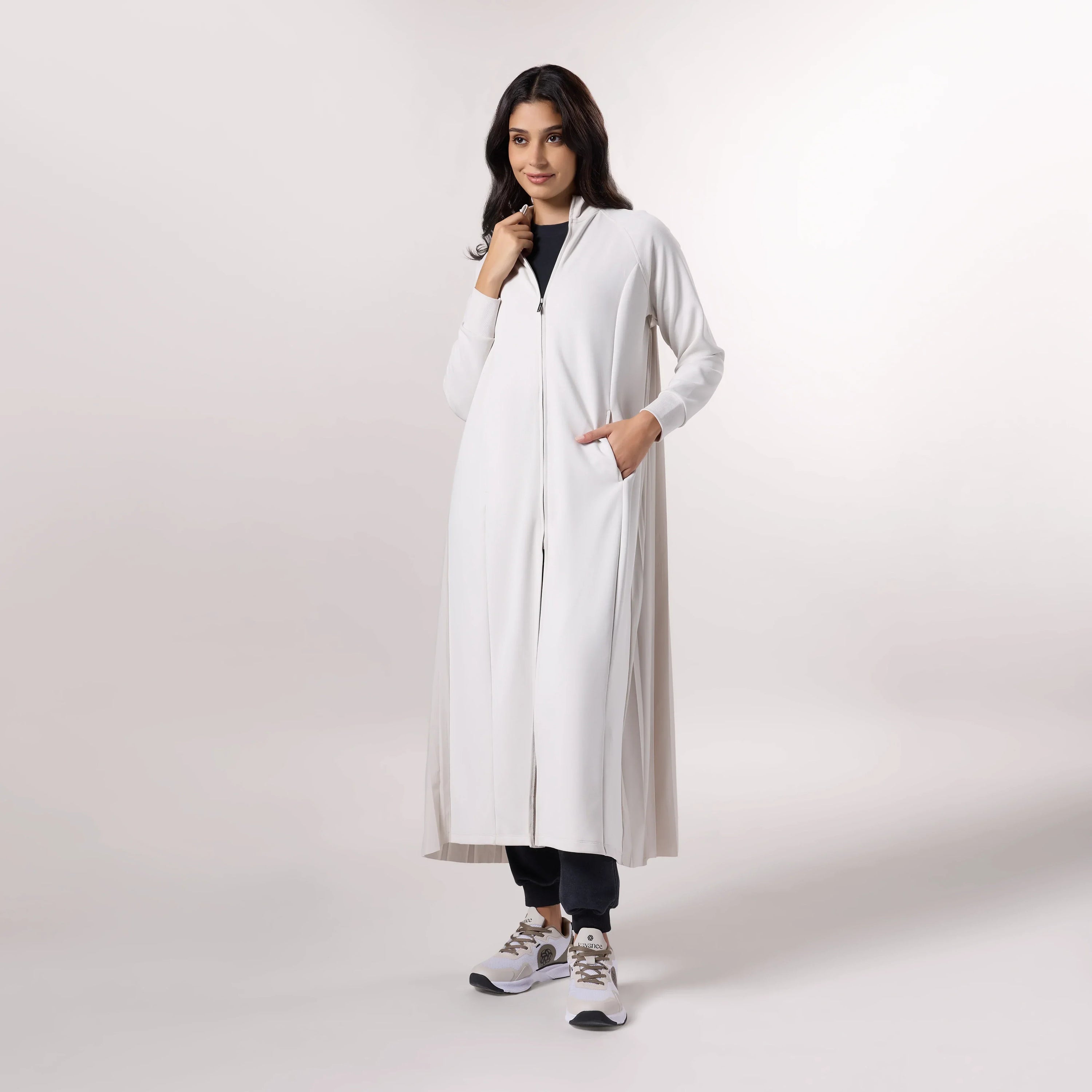 Pleated Abaya - SEASONAL STONE
