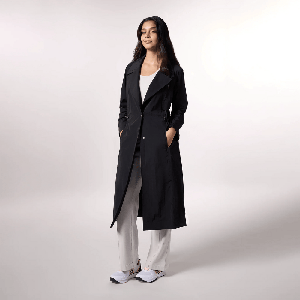 Lightweight Trench Coat - SEASONAL BLACK