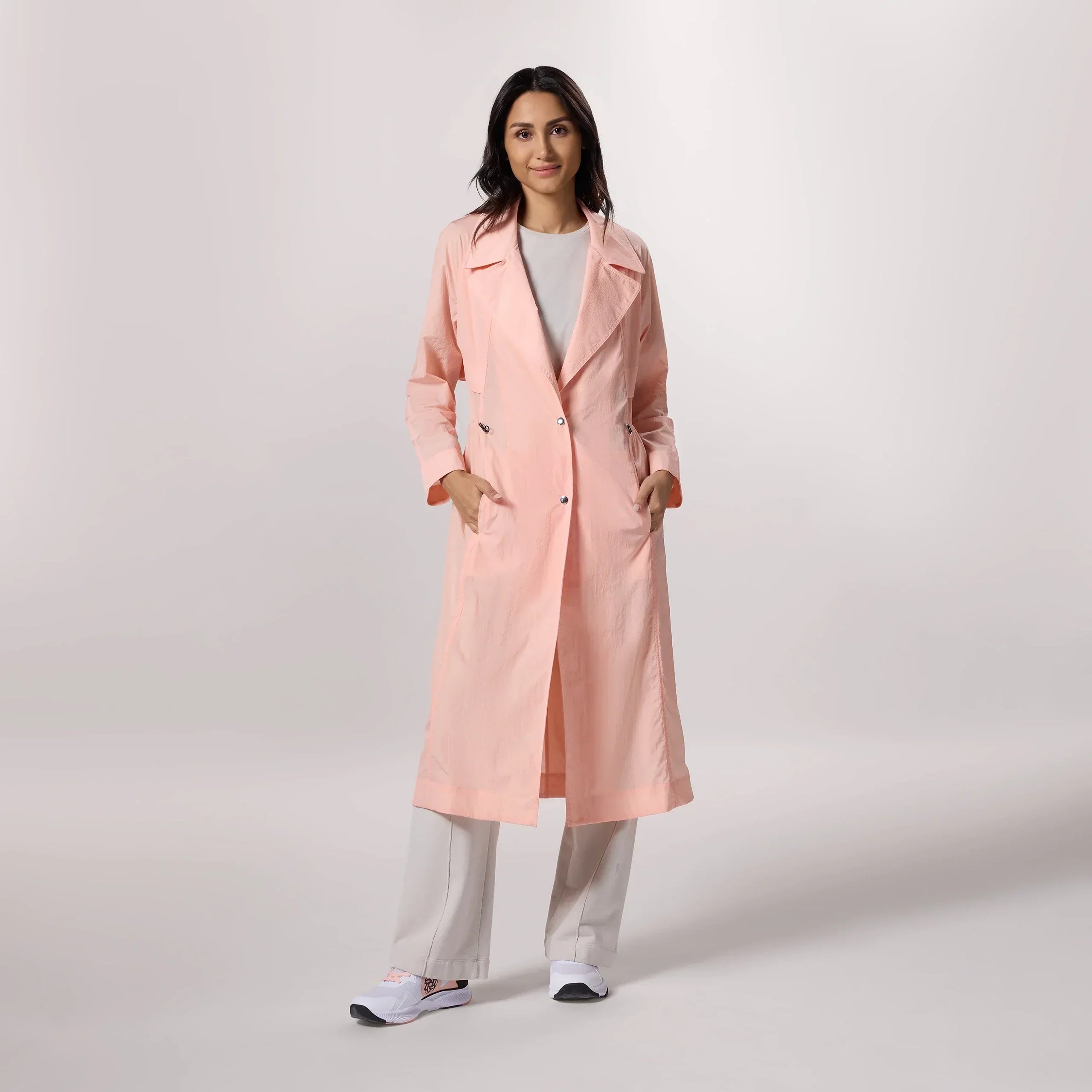 Lightweight Trench Coat - SEASONAL PINK
