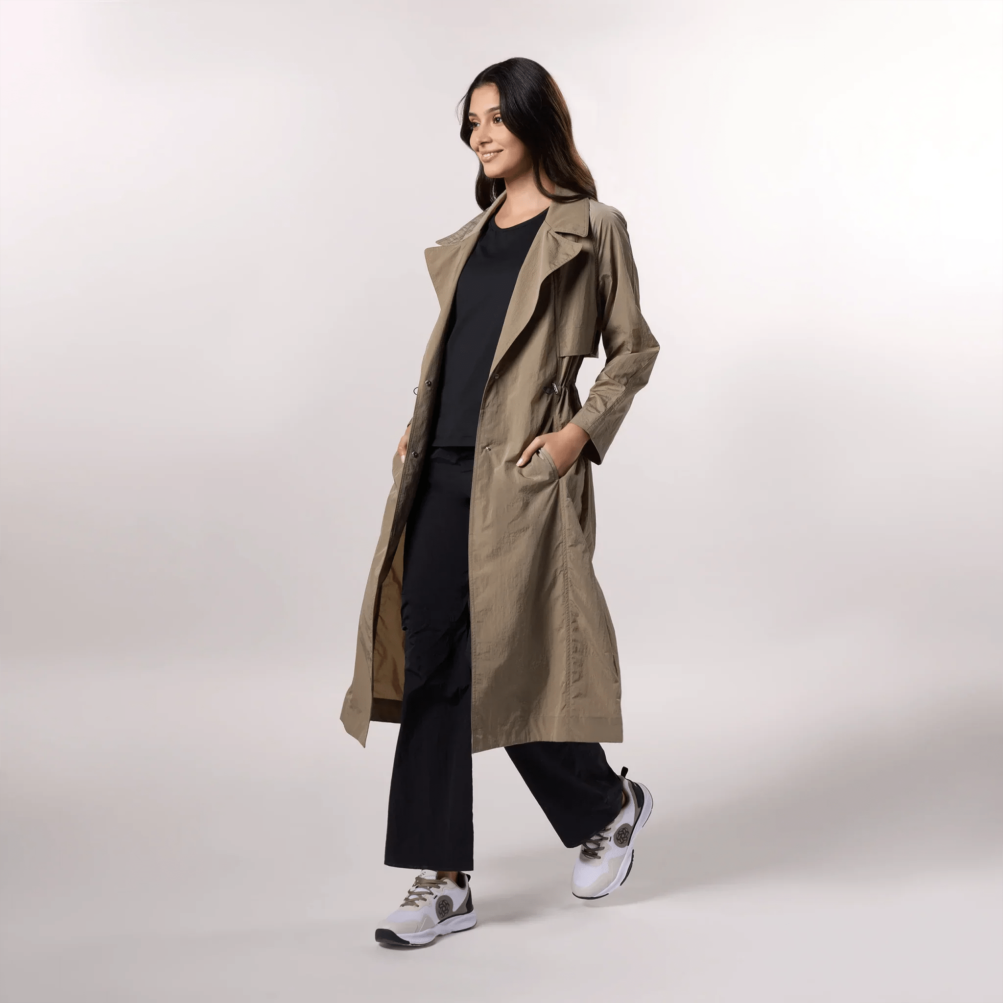 Lightweight Trench Coat - SEASONAL SAND