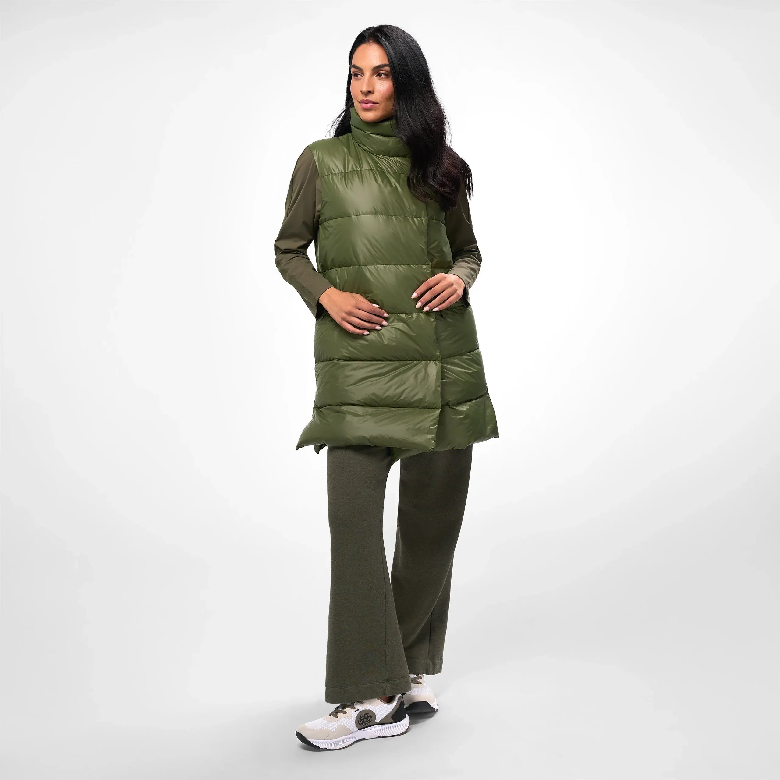 Puffer Vest - CORE DARK MUSK GREEN