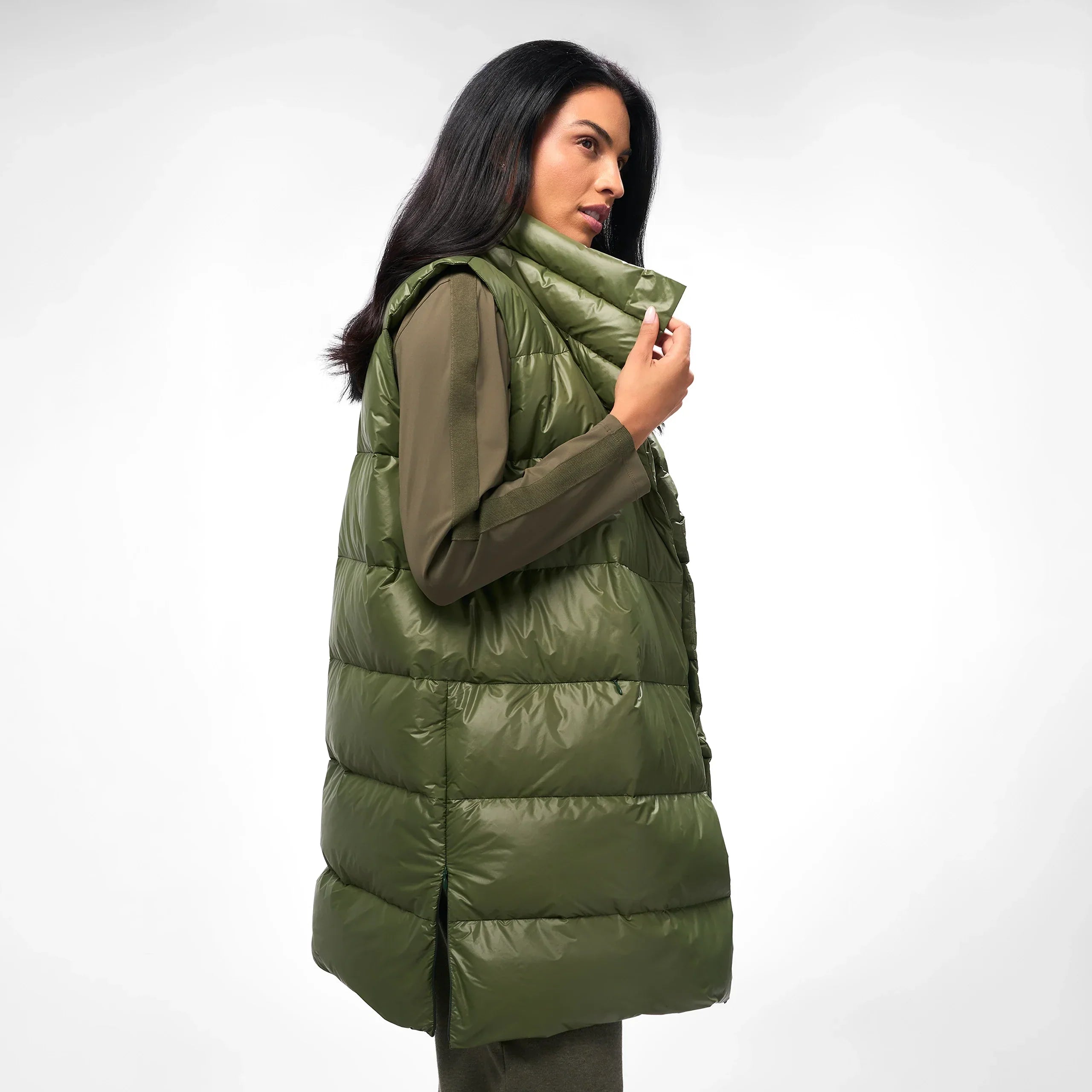 Puffer Vest - CORE DARK MUSK GREEN