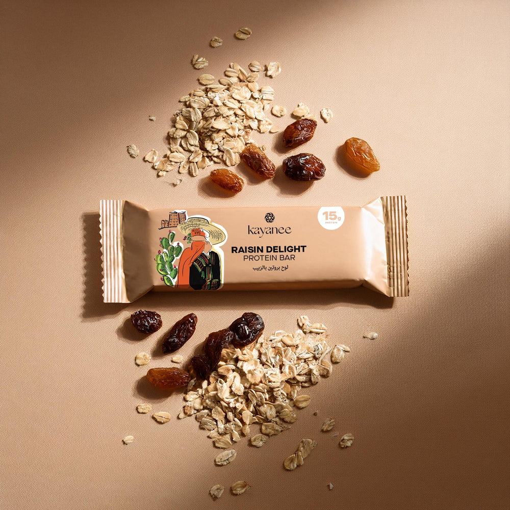 Kayanee raisin delight protein bar - بروتين بار يحتوي على الزبيب من كياني