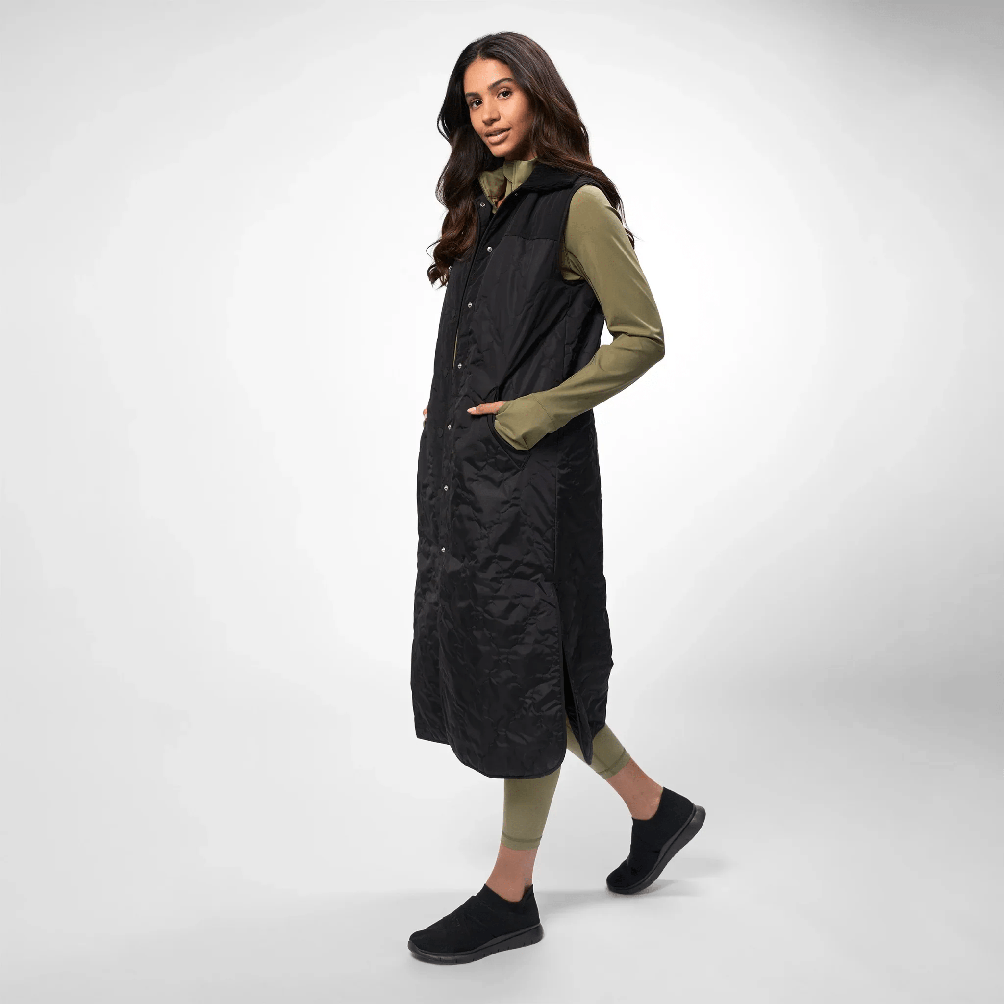 Quilted Gilet - SEASONAL BLACK