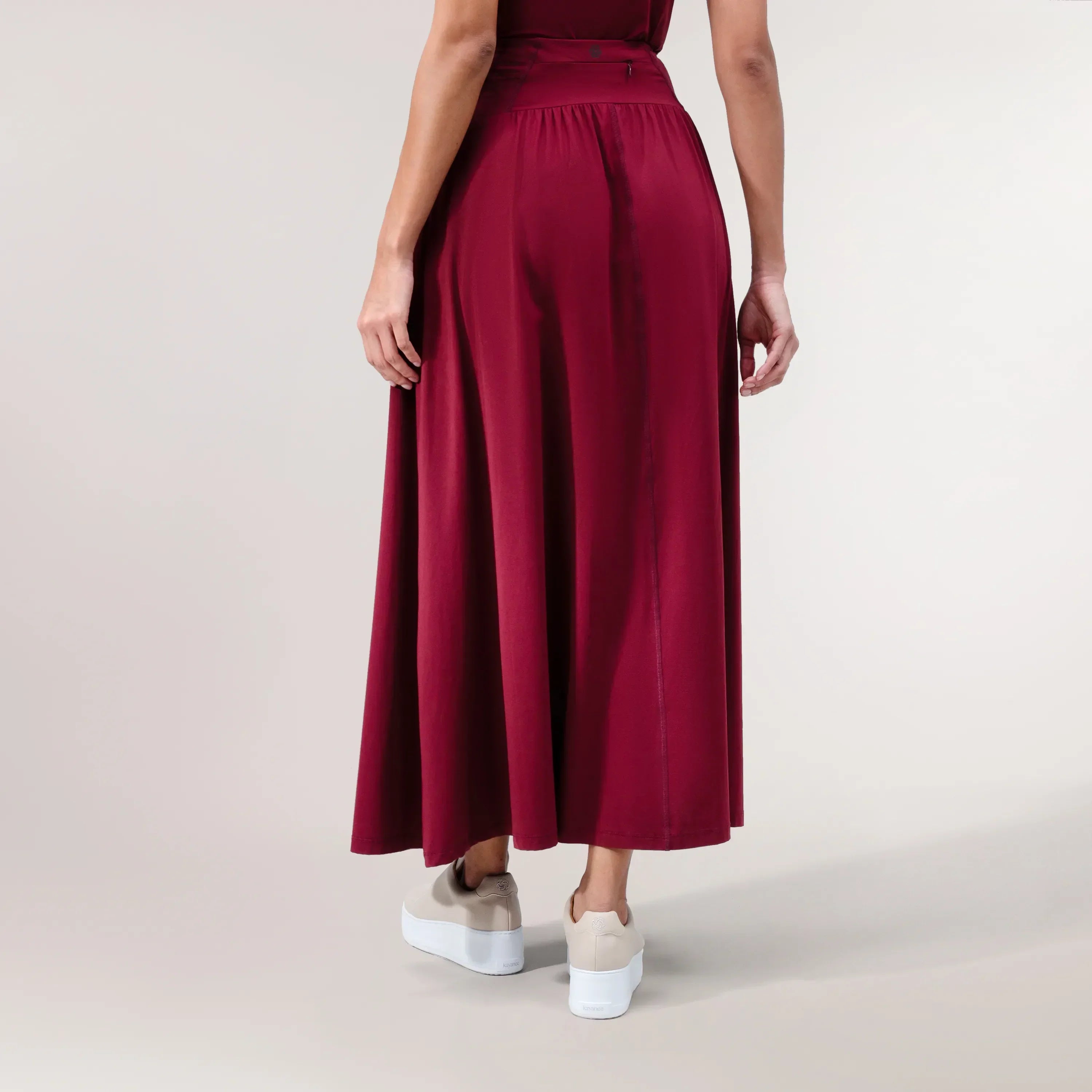 Flow Jersey Techno Skirt - CORE GRAPE RED