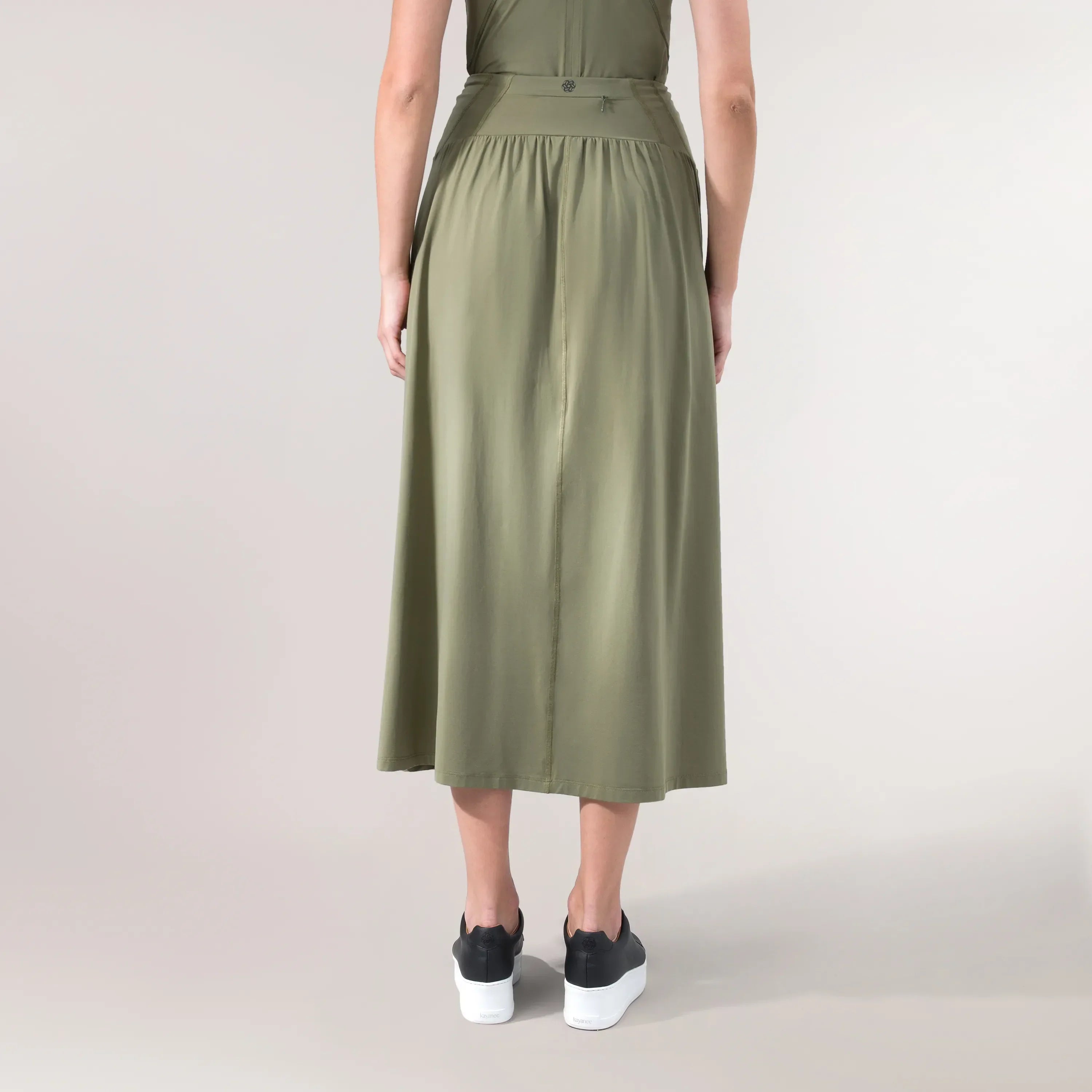 Flow Jersey Techno Skirt - CORE MUSK GREEN