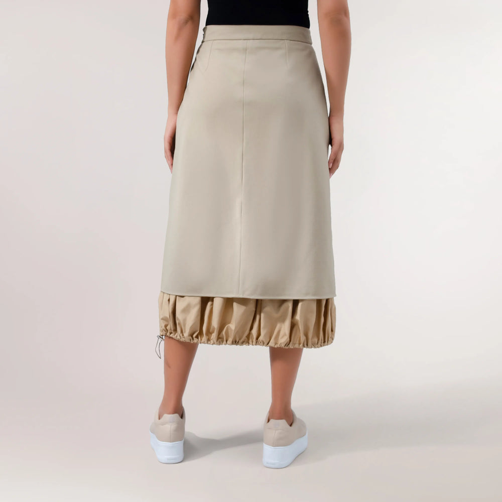 Techno Skirt - SEASONAL BEIGE