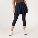 Pique Tennis Skort - SEASONAL NAVY
