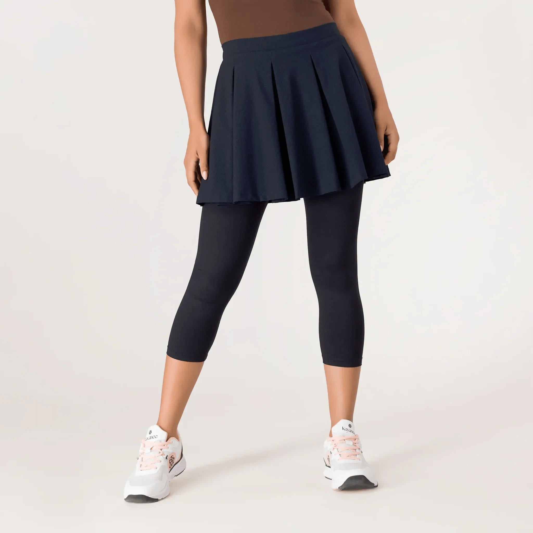 Pique Tennis Skort - SEASONAL NAVY