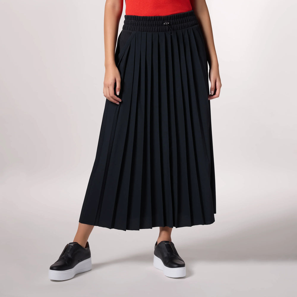 Active Pleated Skirt - SEASONAL BLACK