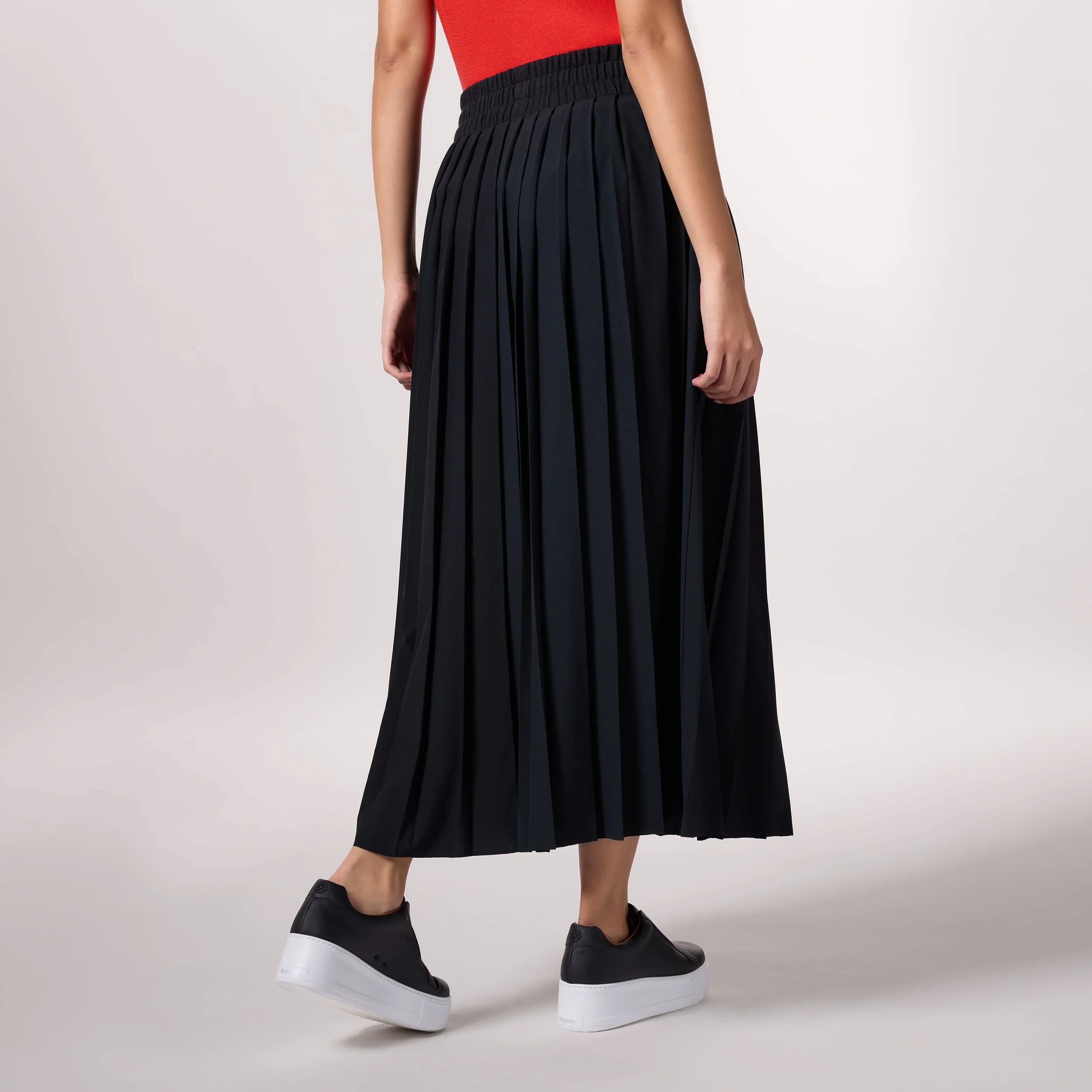 Active Pleated Skirt - SEASONAL BLACK