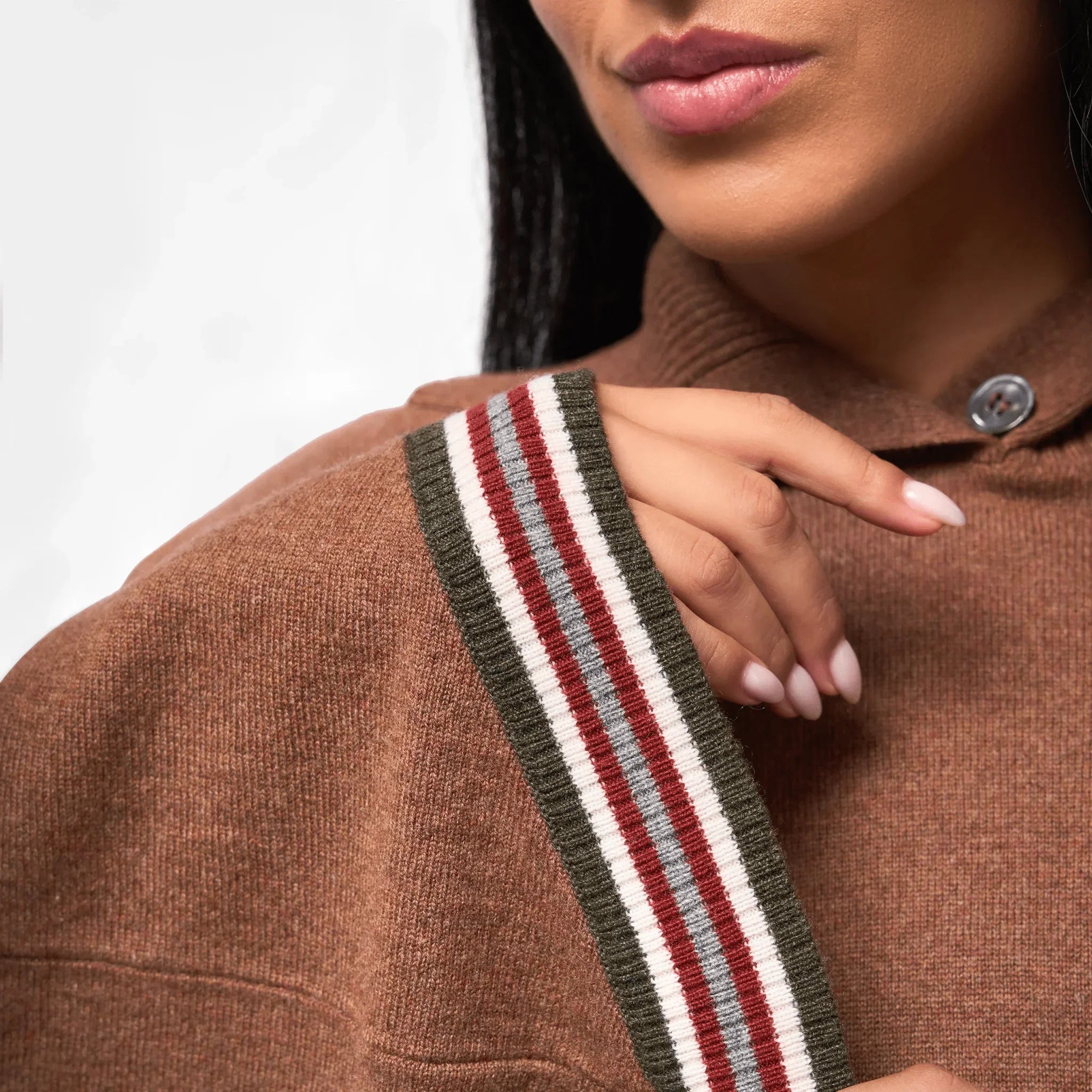 Cashmere Poncho - SEASONAL HAZELNUT