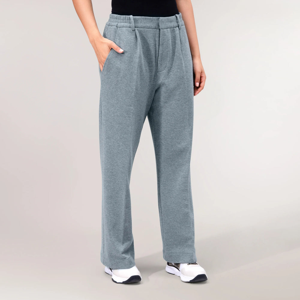 Flare Track Pants - SEASONAL GREY MELANGE