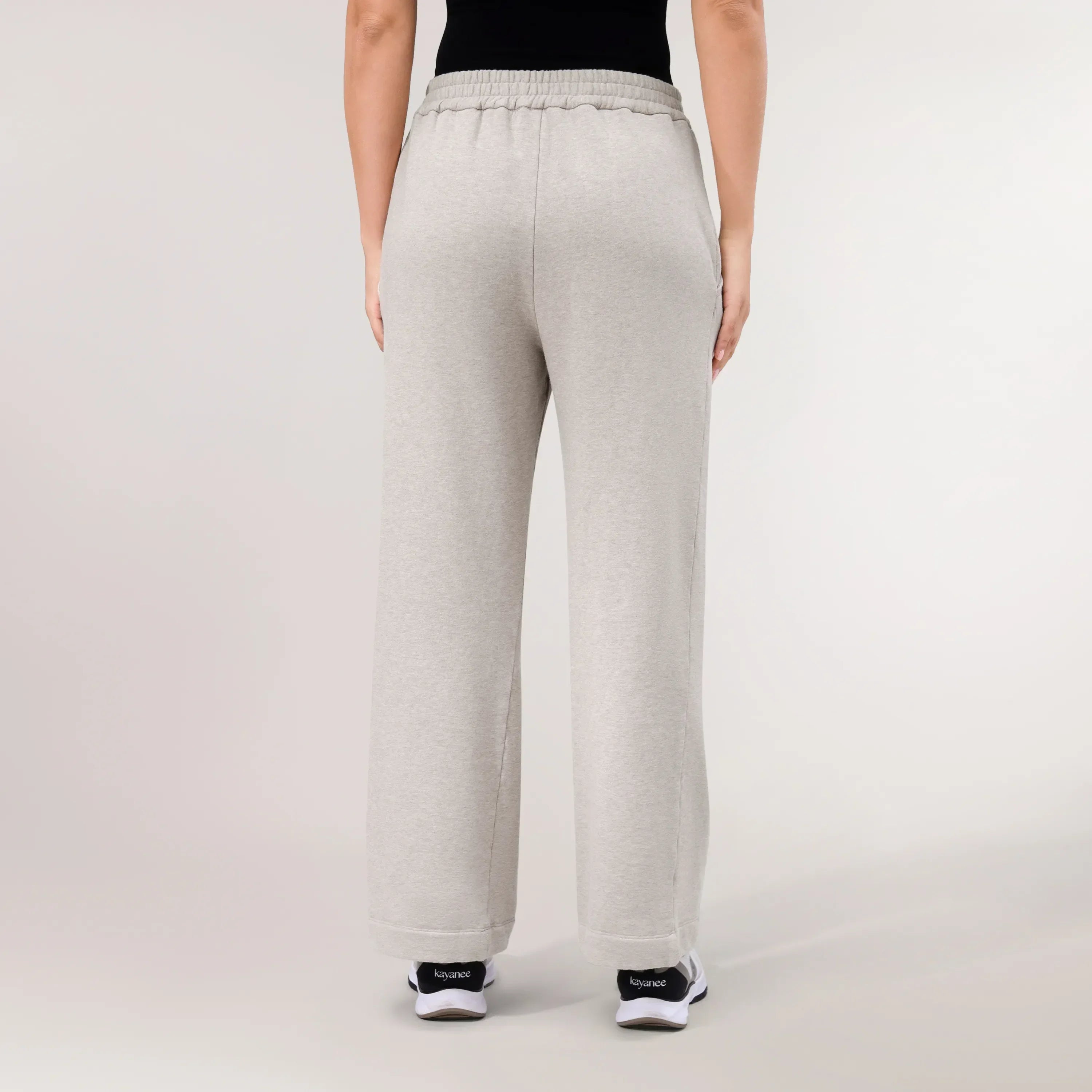 Flare Track Pants - SEASONAL OATMEAL MELANGE