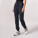 Front view of good to go jogger in charcoal grey - منظر أمامي لبنطال رياضي جاهز للارتداء باللون الرمادي الفحمي