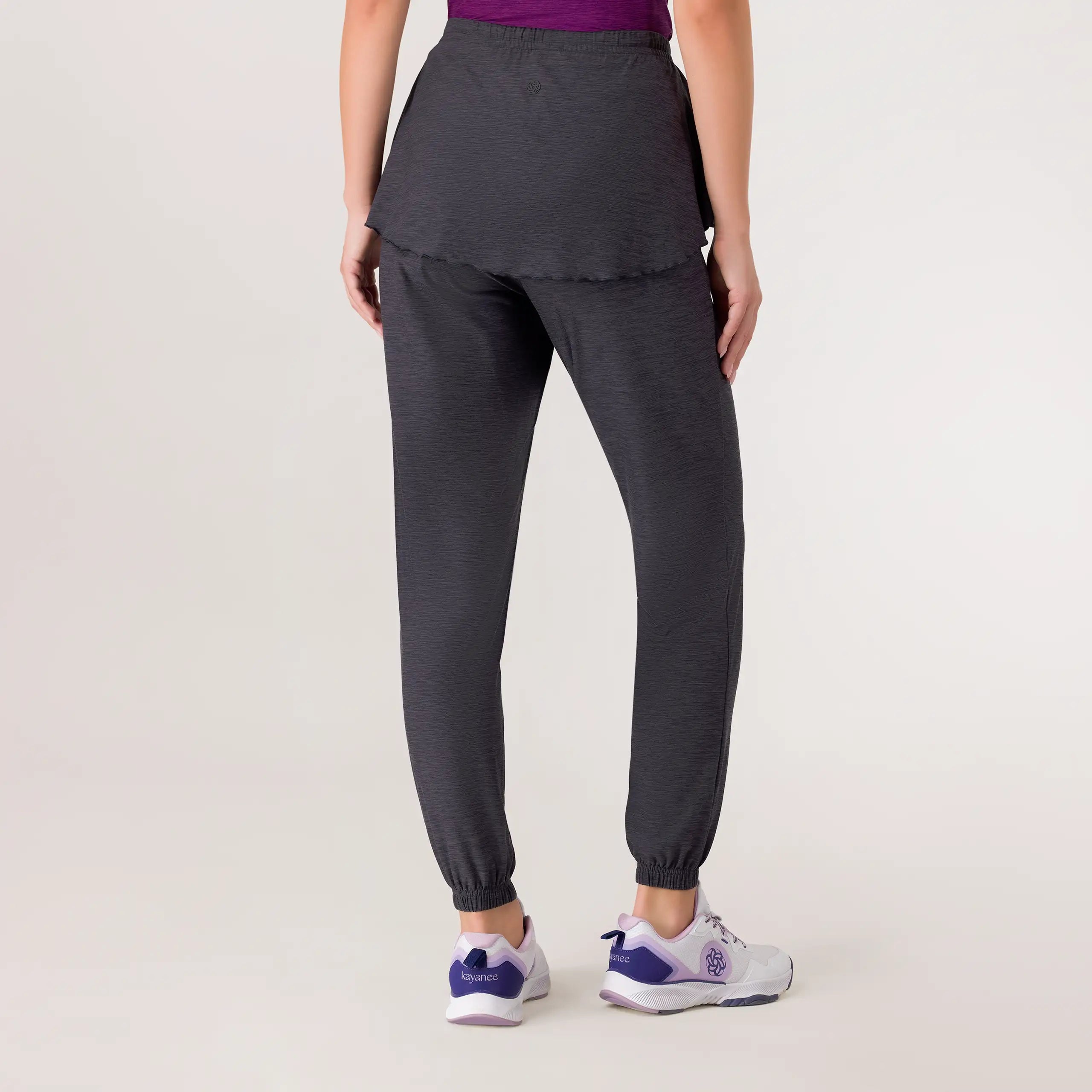 Inner Beat Dance Pants with Skirt - KDF CHARCOAL