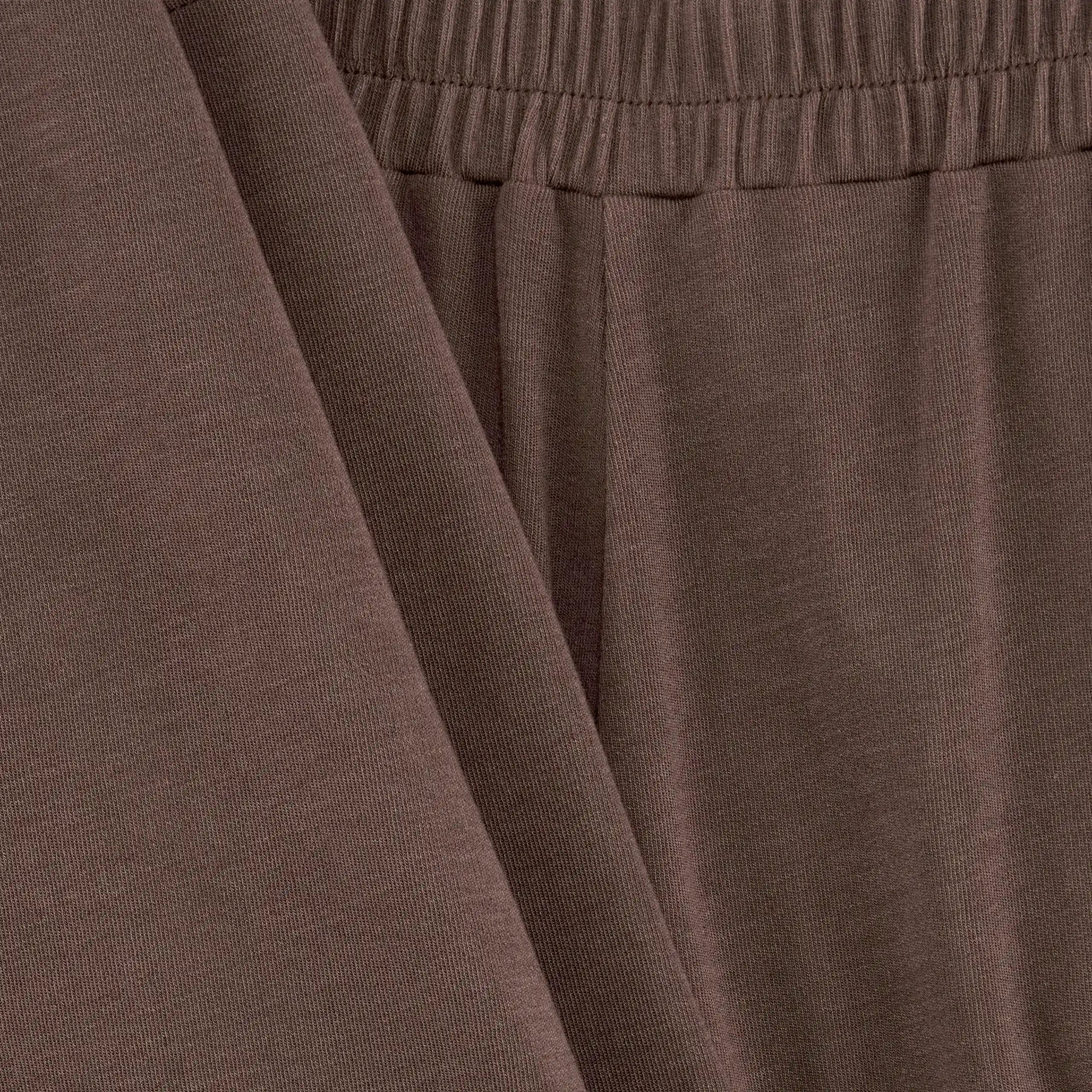 Jersey Palazzo Pants - SEASONAL CHOCOLATE