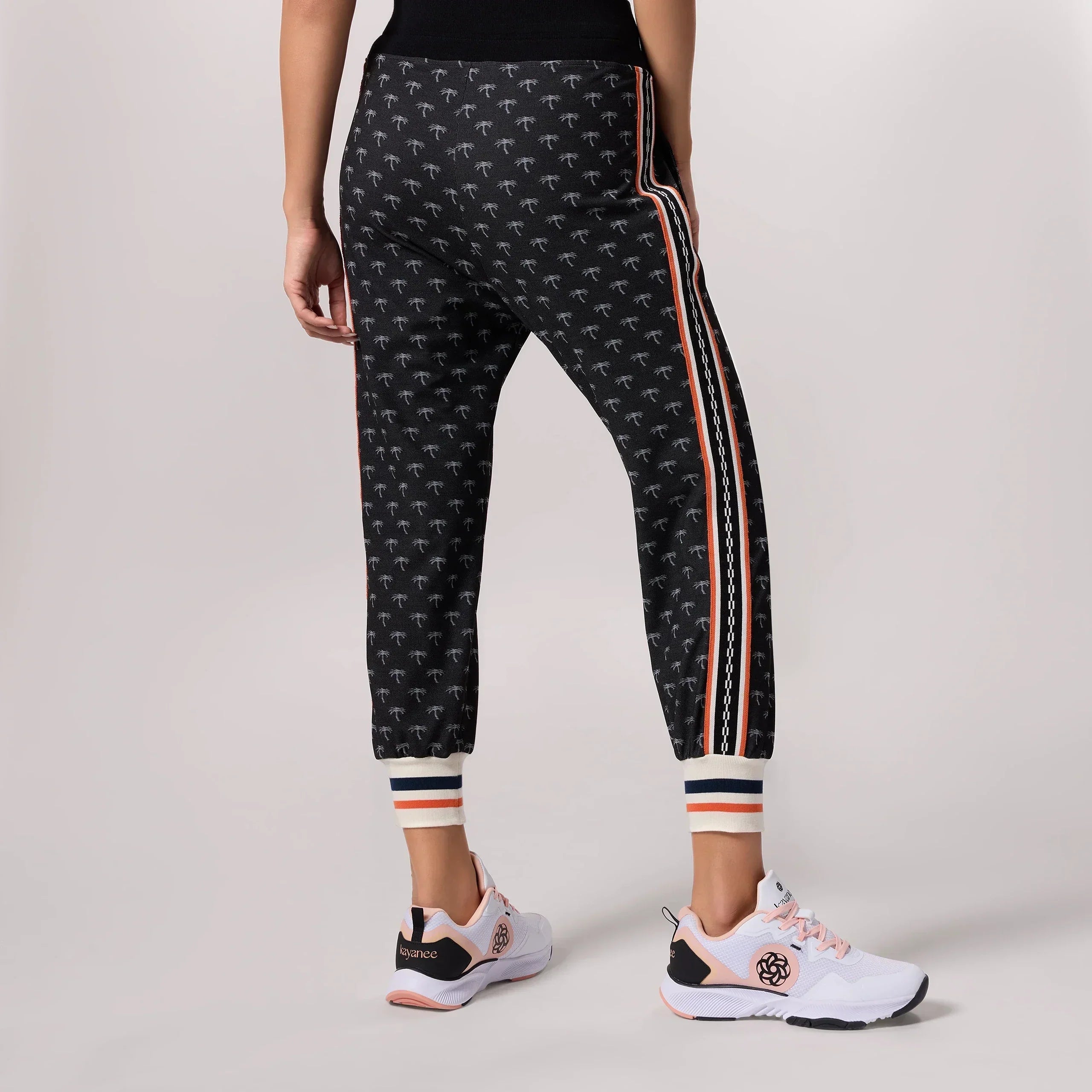 Jacquard Cuffed Pants - SEASONAL PRINT