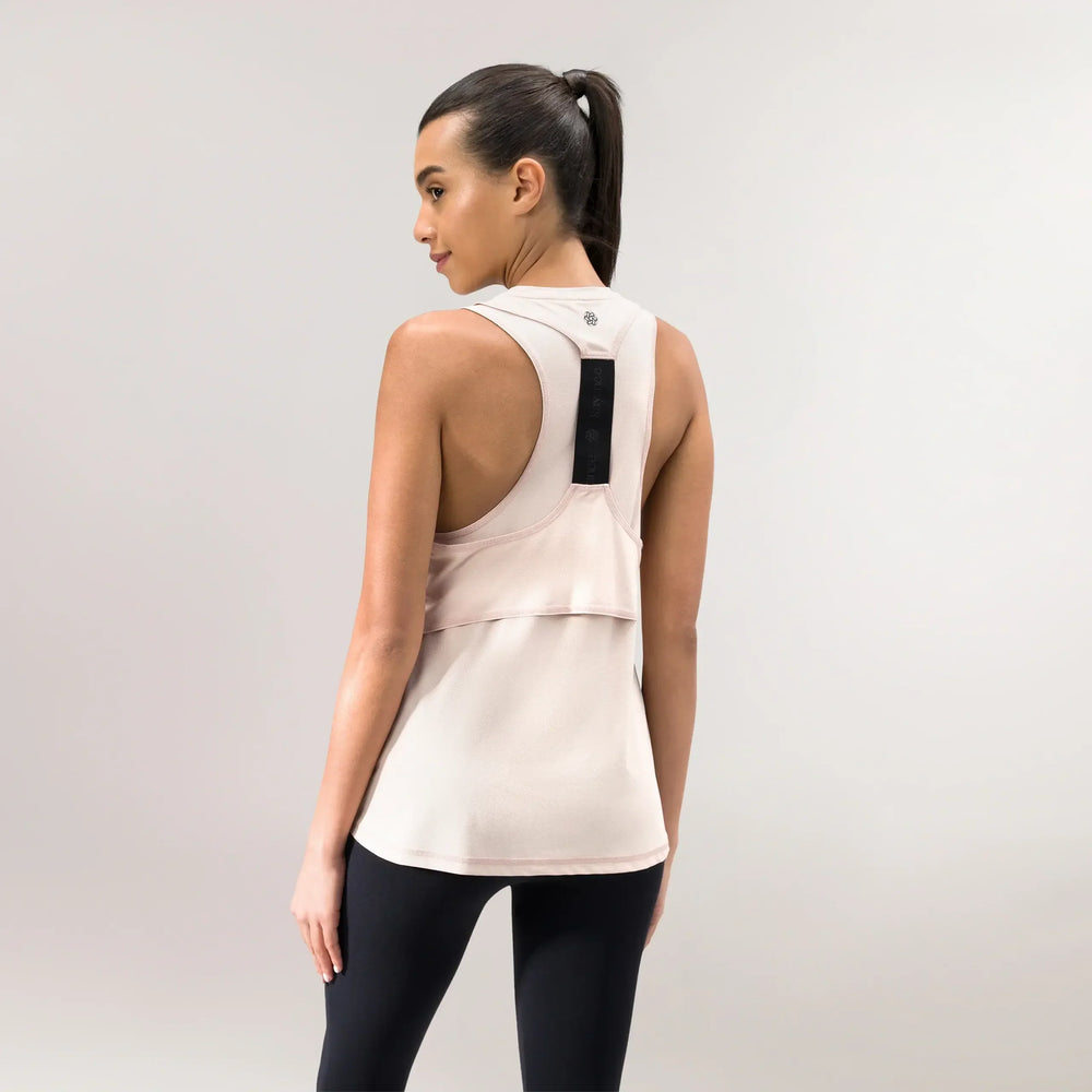 Twirl Racerback Top - CORE LIGHT PINK